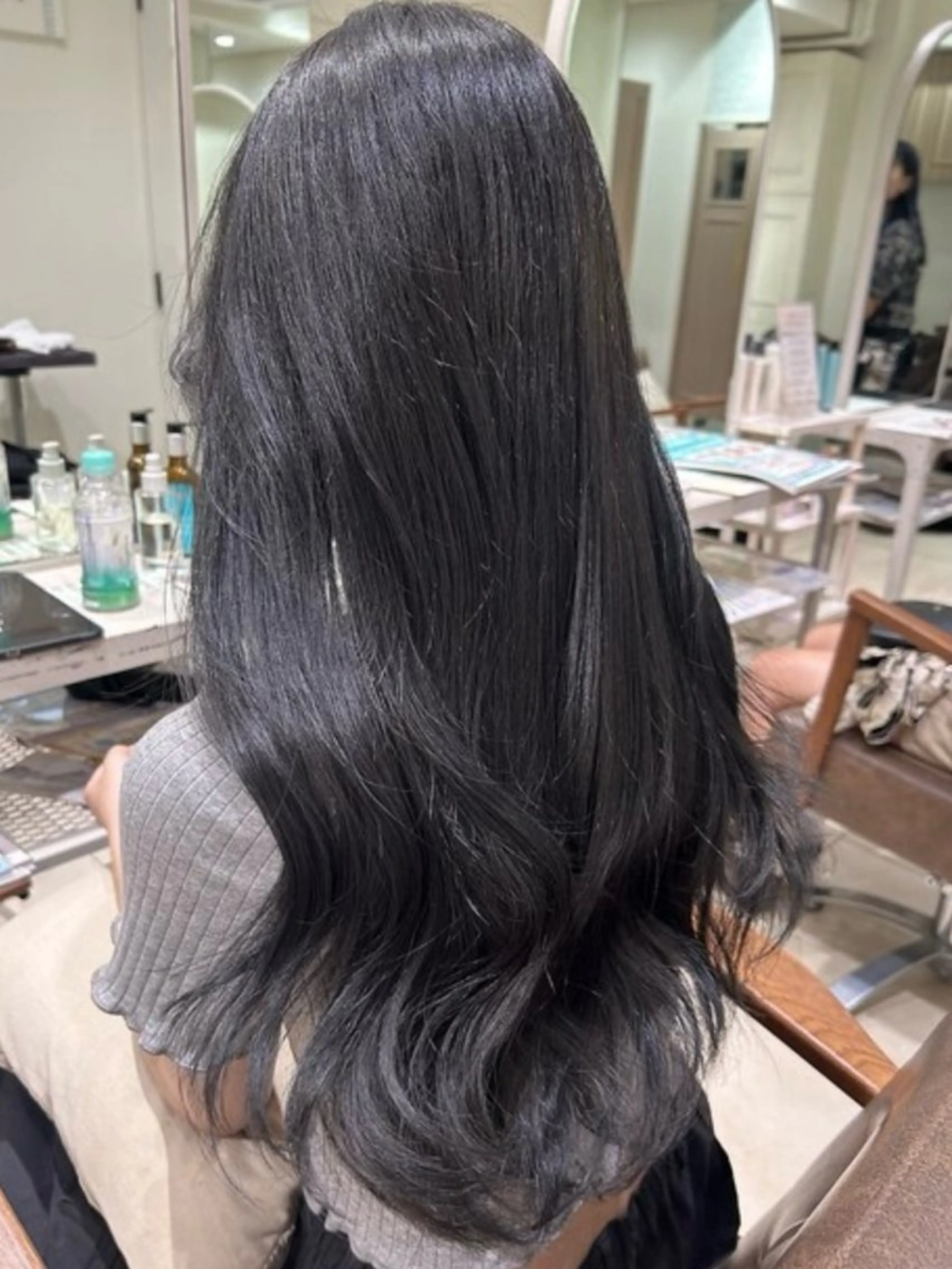 ロング mion🦋韓国ヘア 透明感カラー🫧のヘアスタイル
