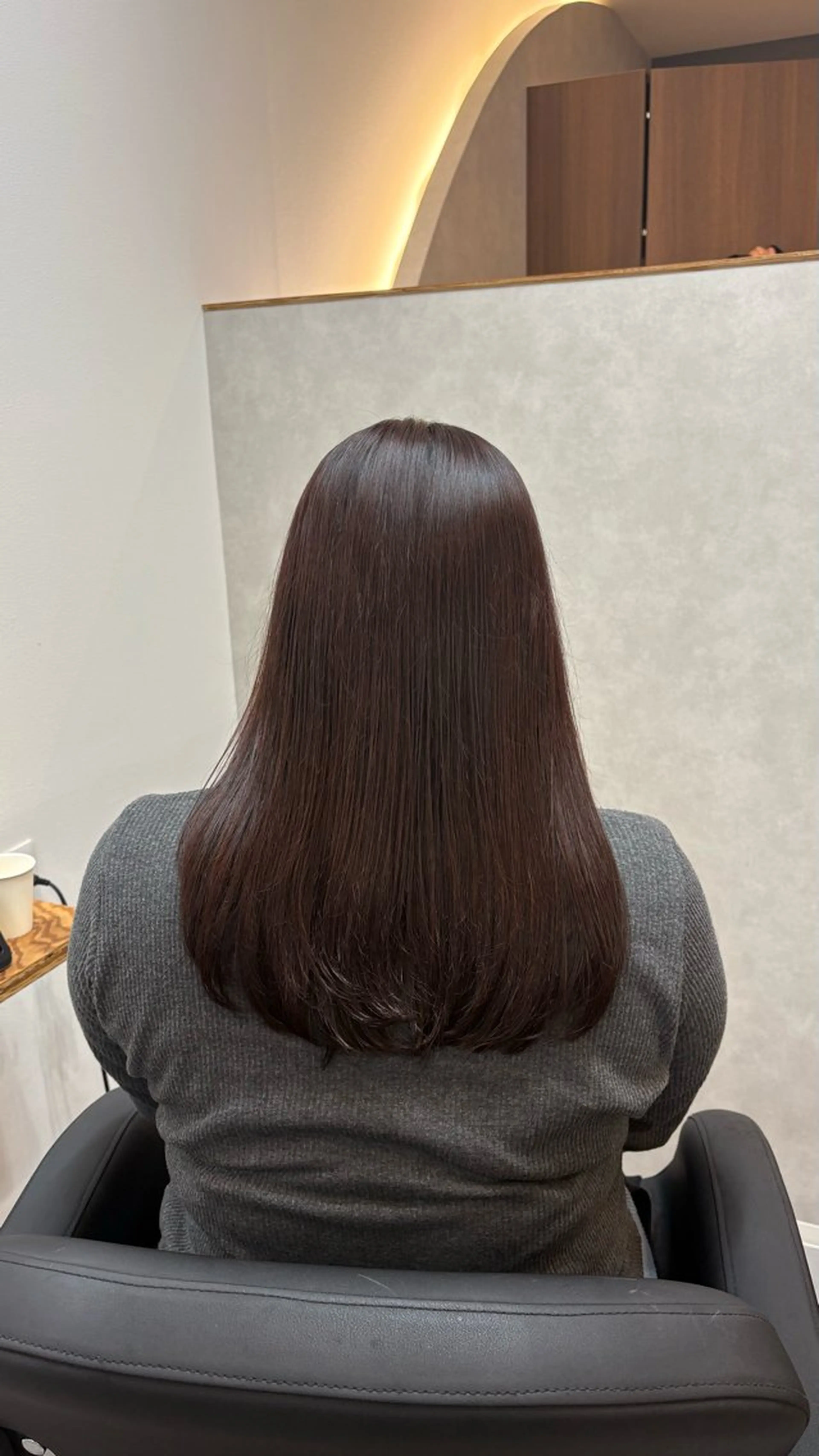 ロング カラー ブラウンカラー ラベンダーカラー カット ヘアカラー 豊橋/菜月/ブリーチ /艶カラーハイトーンのヘアスタイル