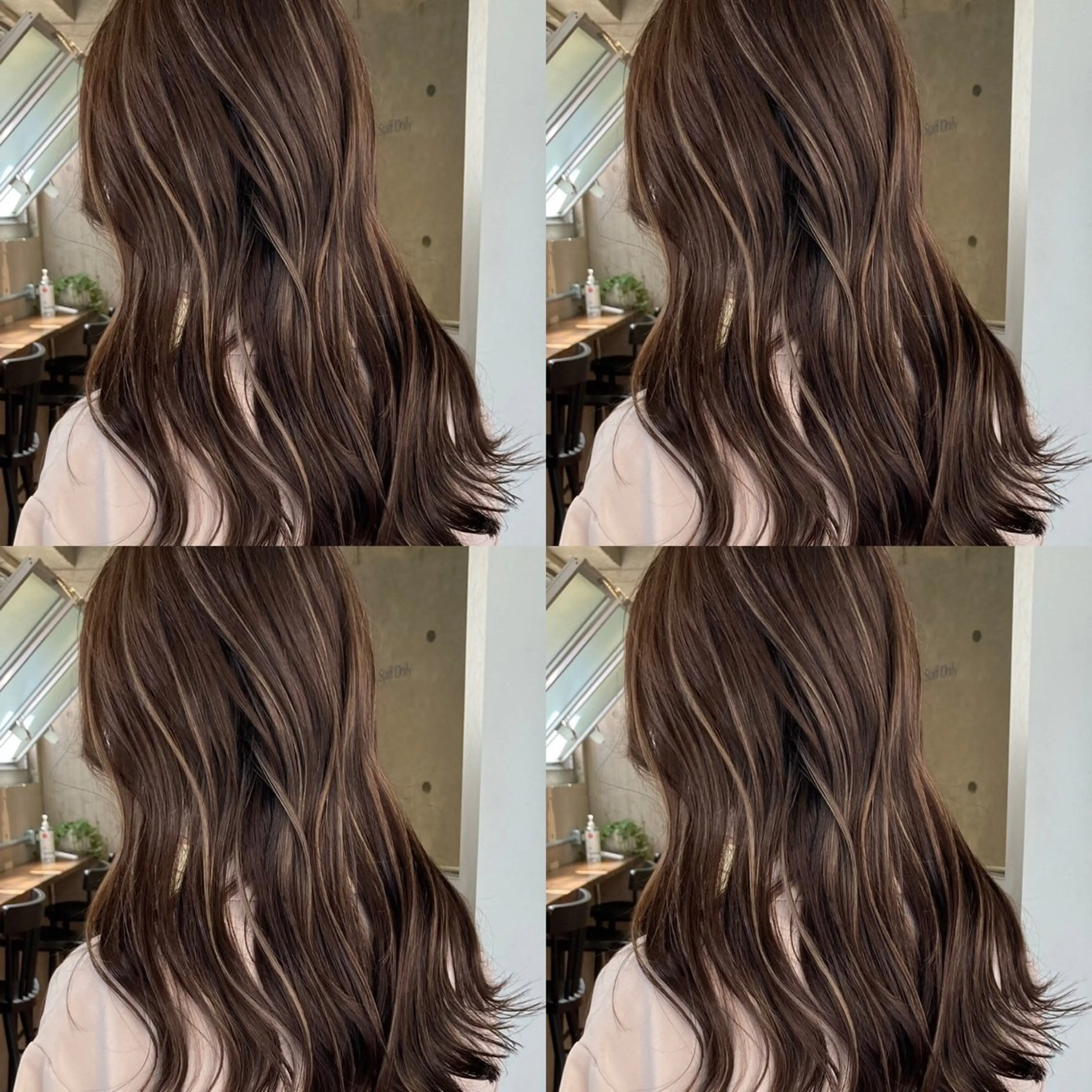 ミディアム ハイライト レイヤーカット ご予約 宜しくお願いします！のヘアスタイル