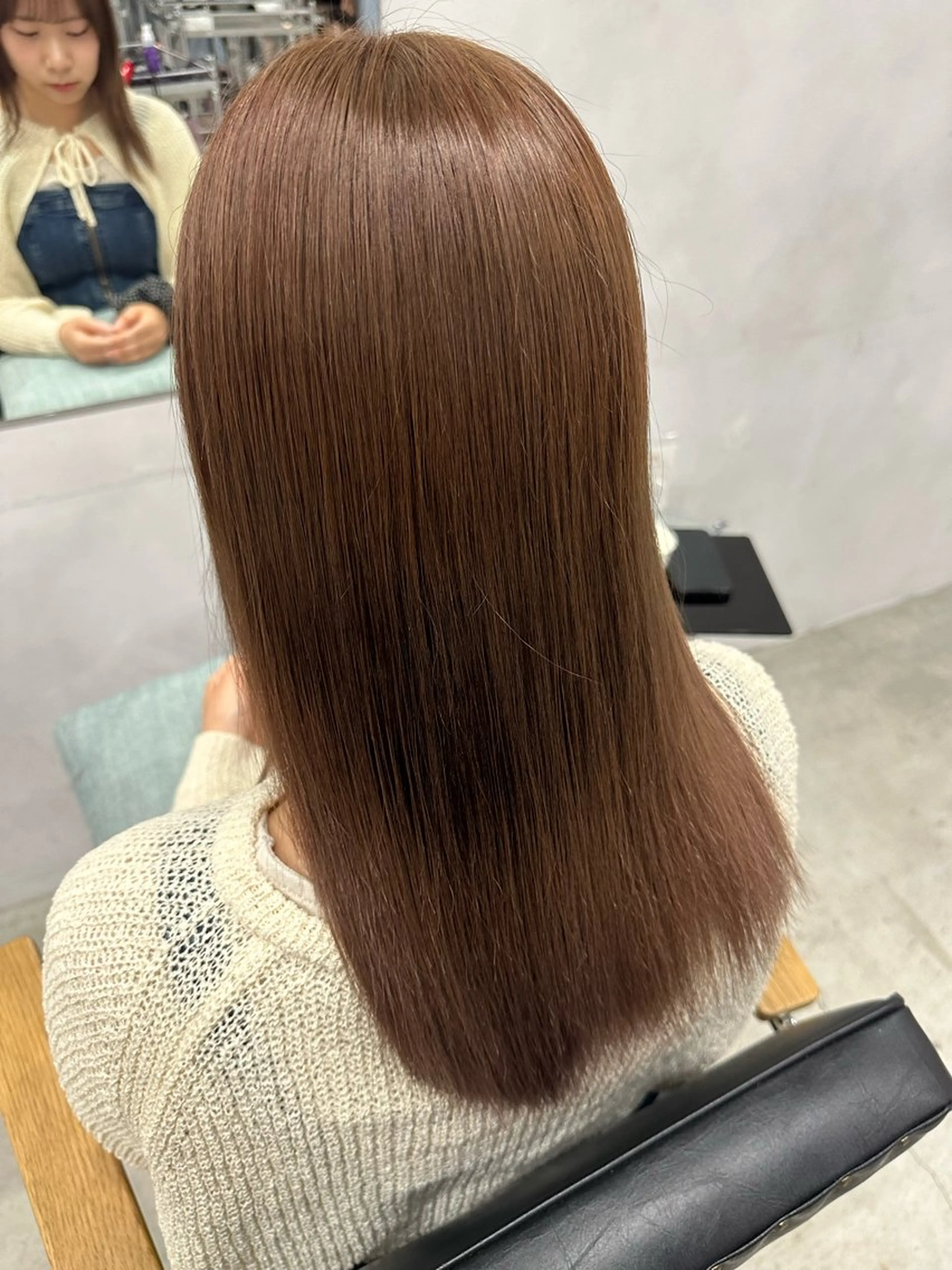 セミロング カラー カット ヘアカラー トリートメント レイヤー/ハッシュ 三好悠生のヘアスタイル