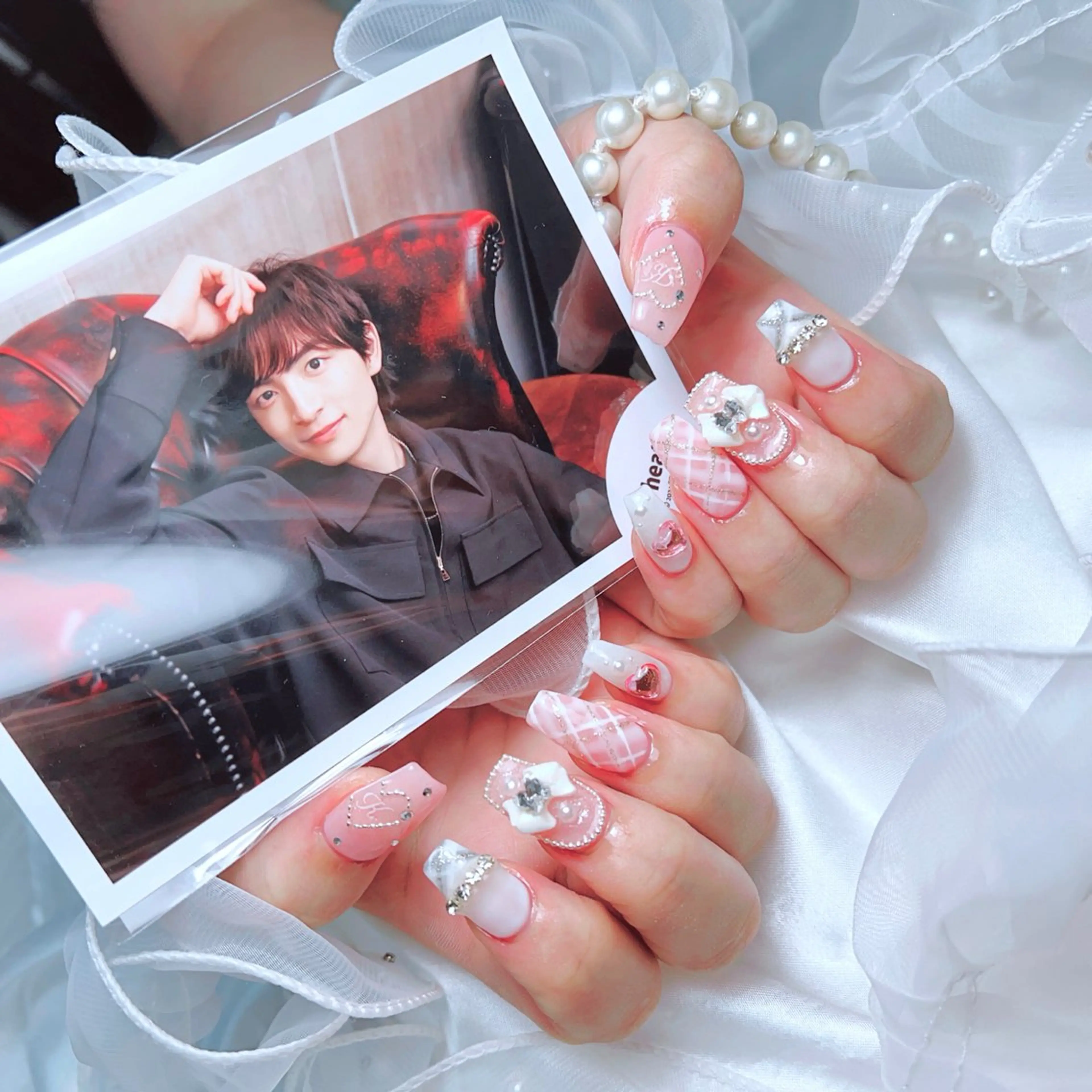 ネイル ジェルネイル ガーリー パラジェル Nail&Eye Spina 琴美のマツエク・マツパデザイン