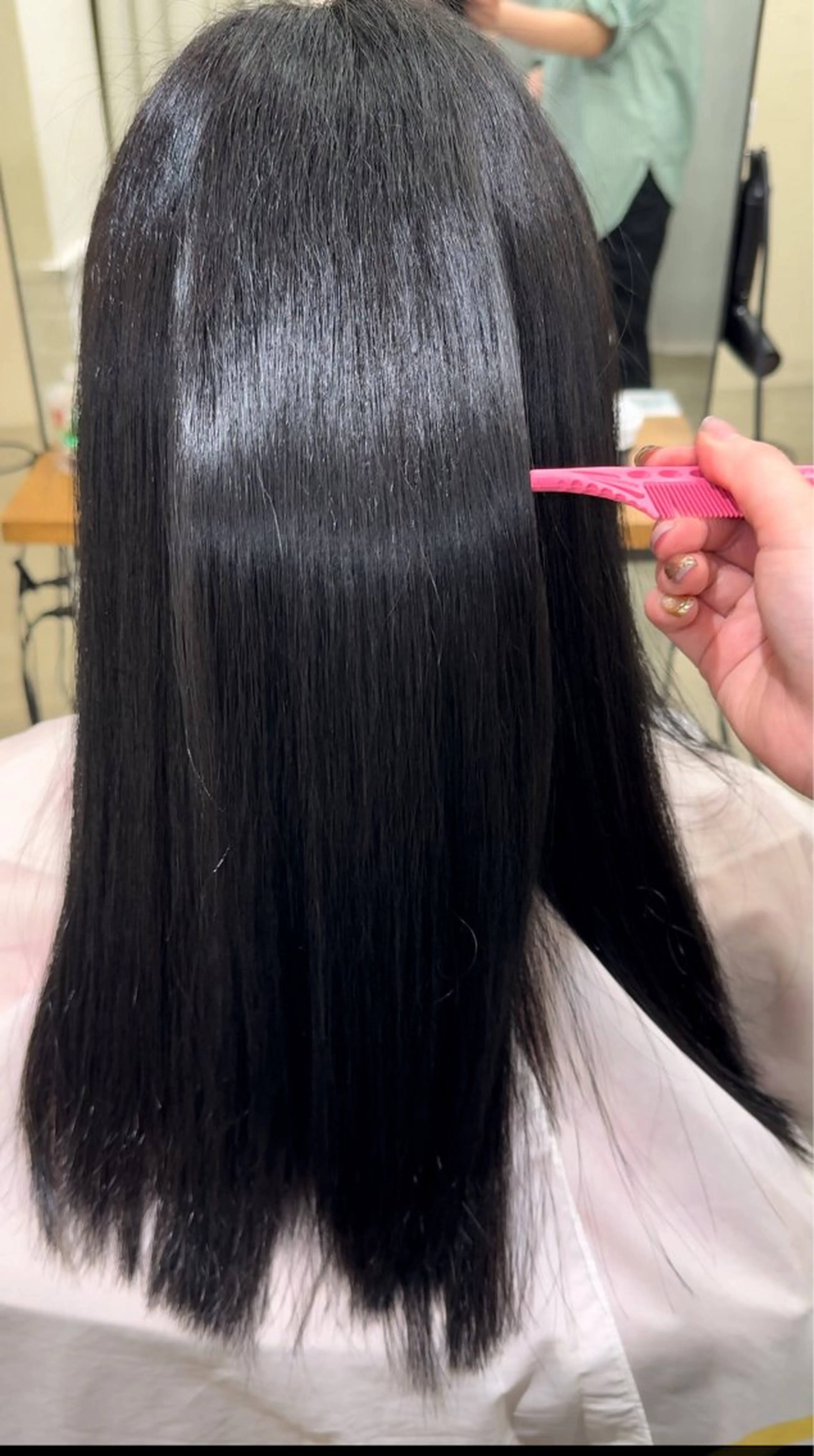 ロング トリートメント ヘッドスパ ヘアセット i.GINZA所属・ハイトーン/透明感 カラー/レイヤーのヘアスタイル