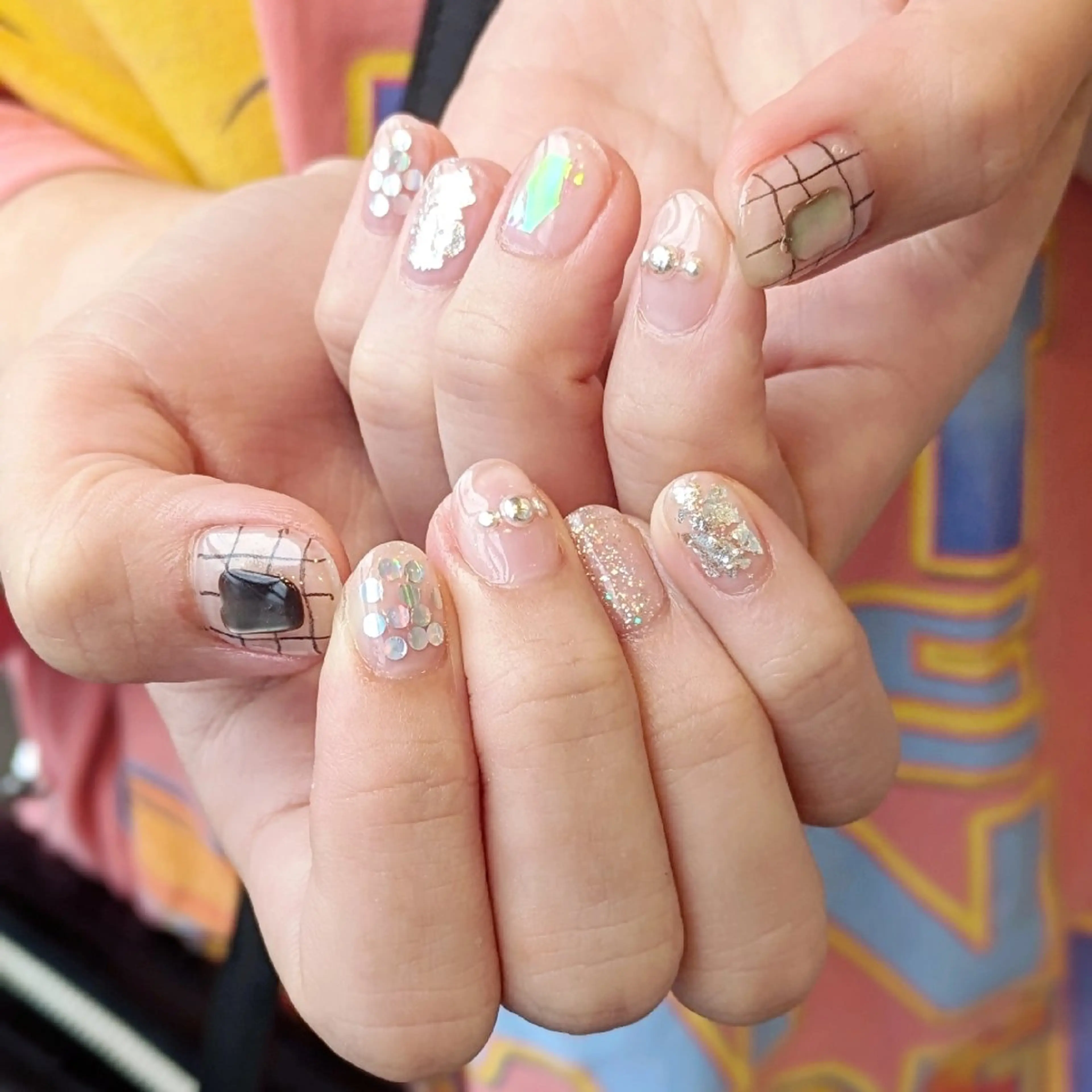 ネイル クリアネイル ハンドネイル jolie ISIHARAのネイルデザイン