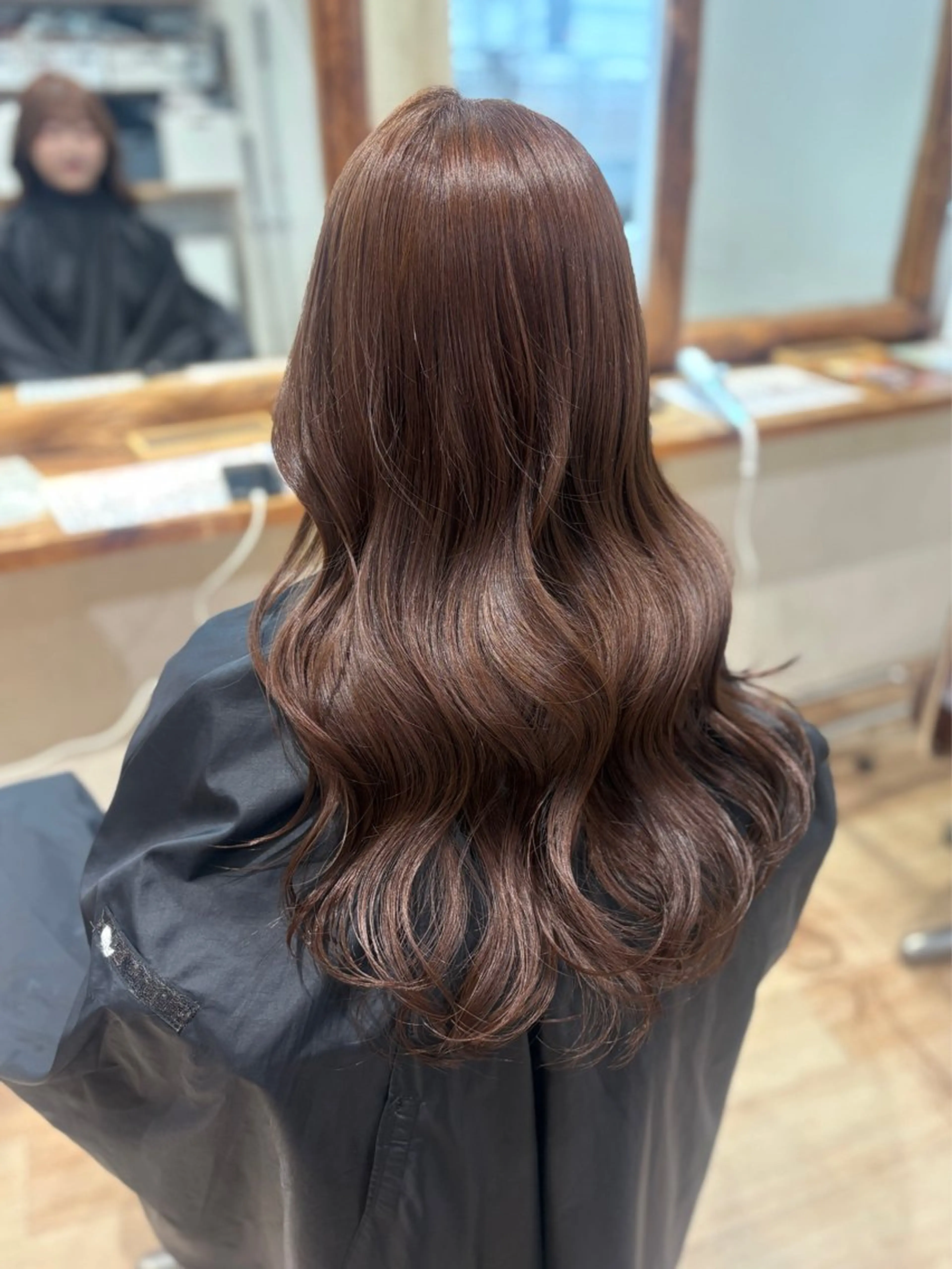 セミロング カラー ヘアカラー cut/nail ▫️イチカ🌻のネイルデザイン