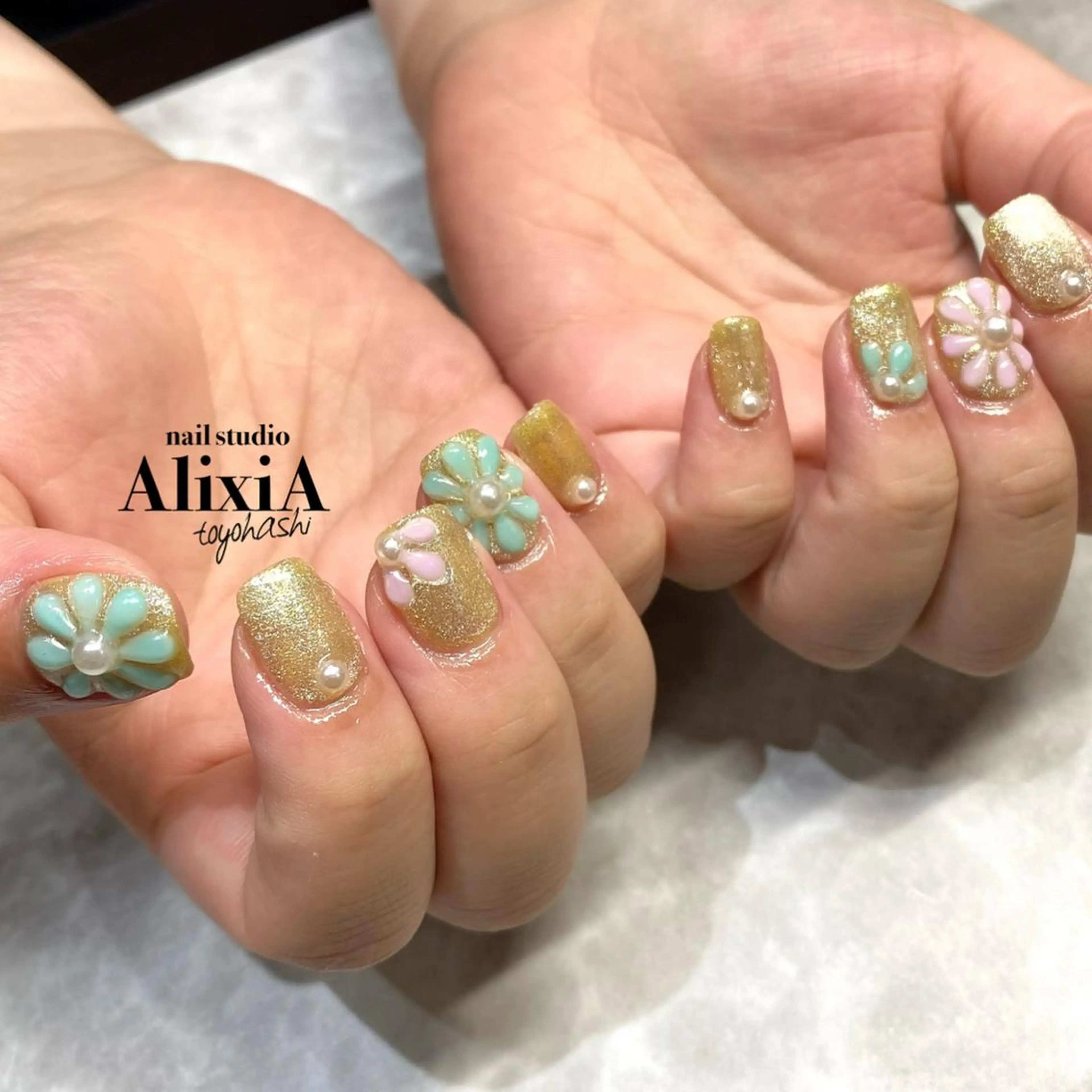 ネイル ハンドネイル AlixiA   nail studio所属・AlixiA ゆみのネイルデザイン