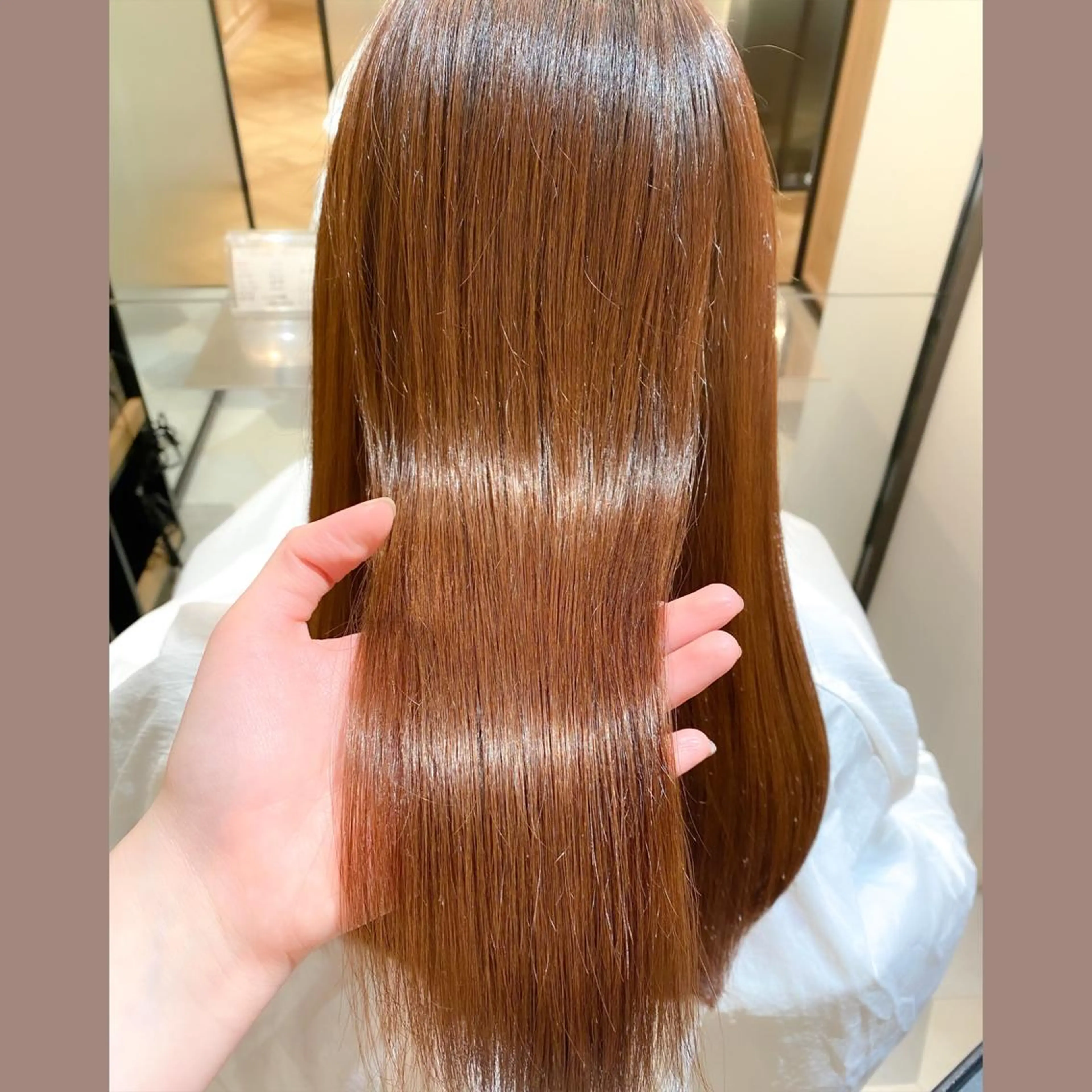 セミロング 𓅰なかがわ ふみな𓅯のヘアスタイル