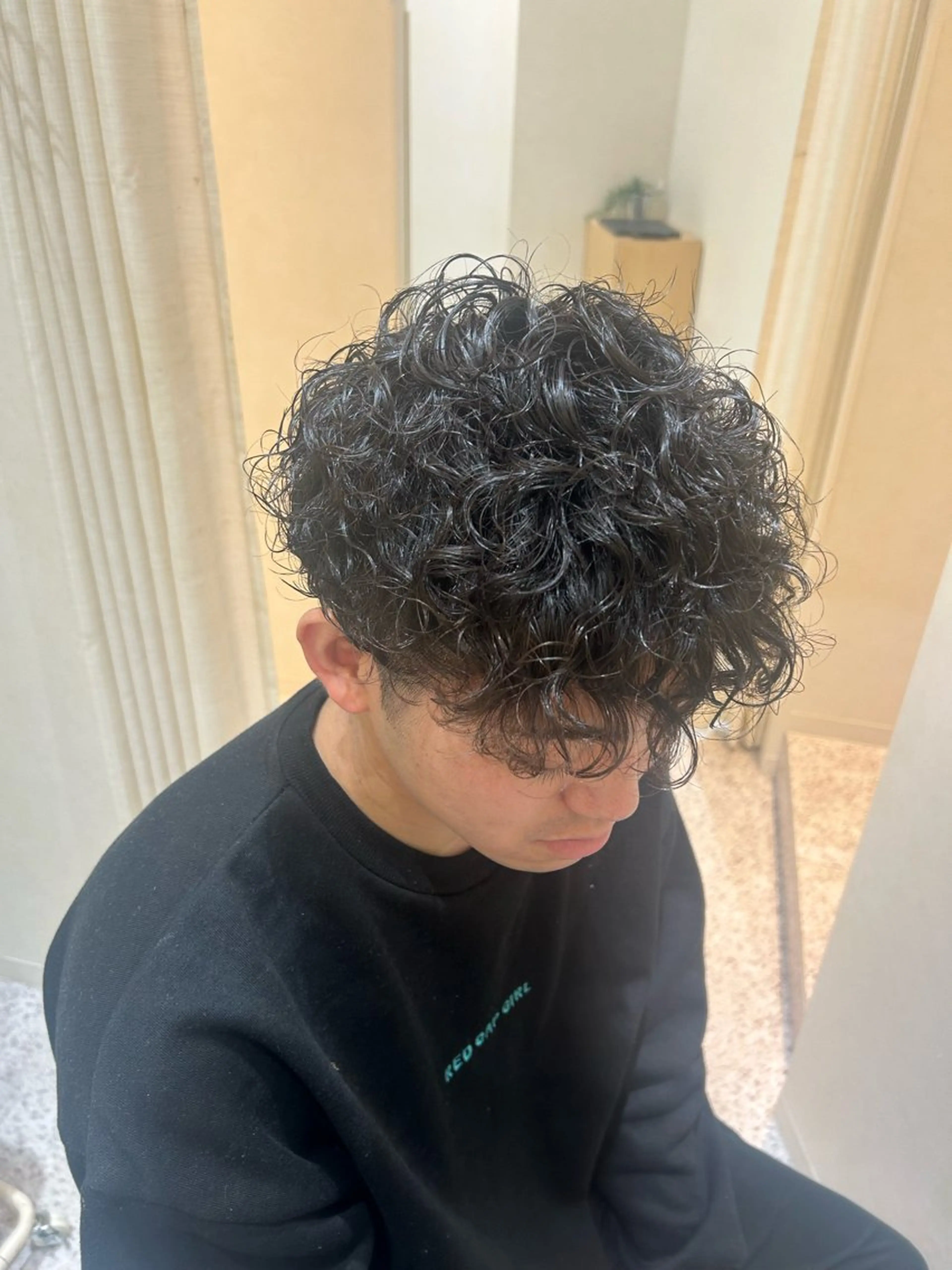 パーマ メンズ Yamamoto 半個室美容室zinaのヘアスタイル