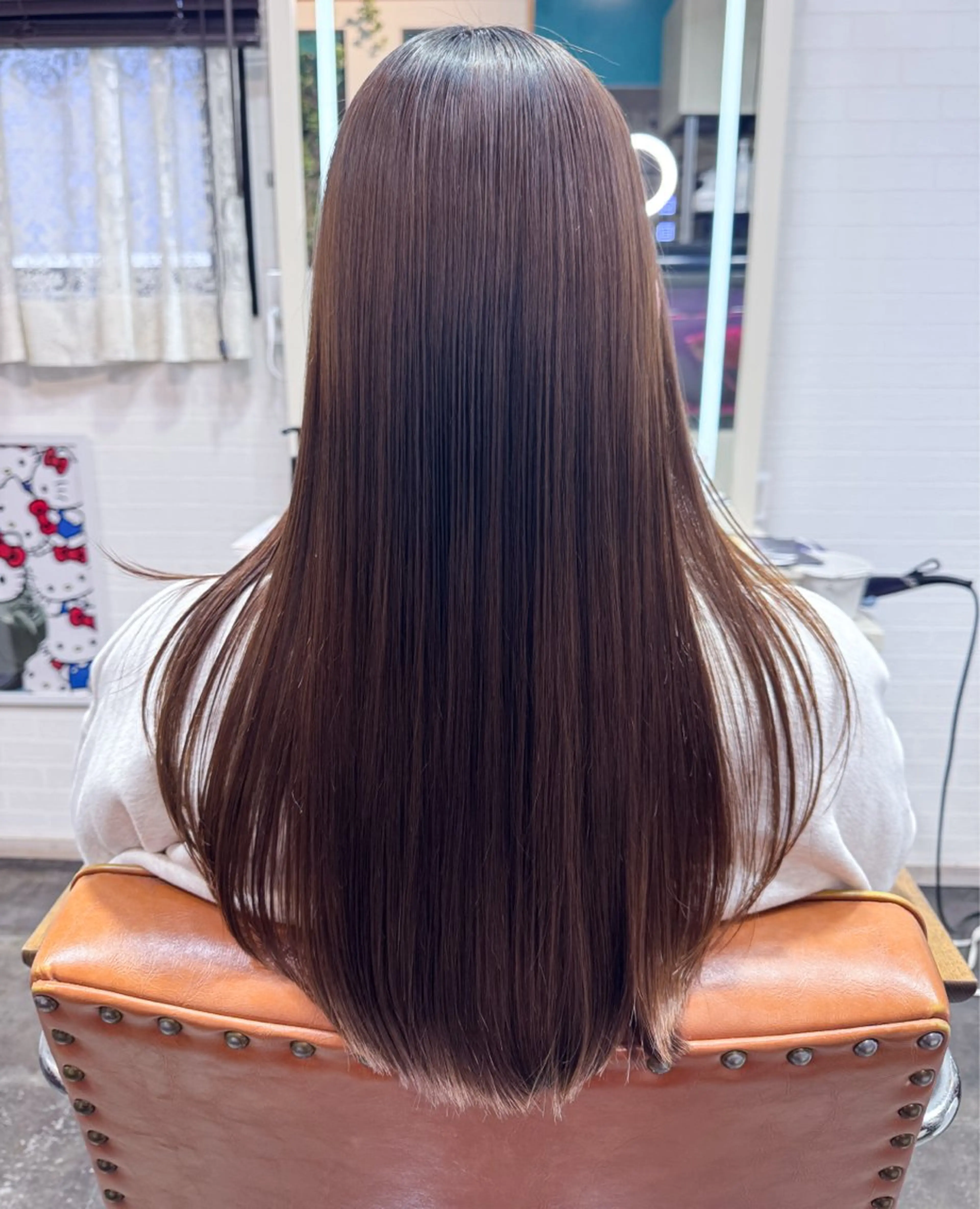 ロング パーマ ストレートパーマ Chic シックのヘアスタイル