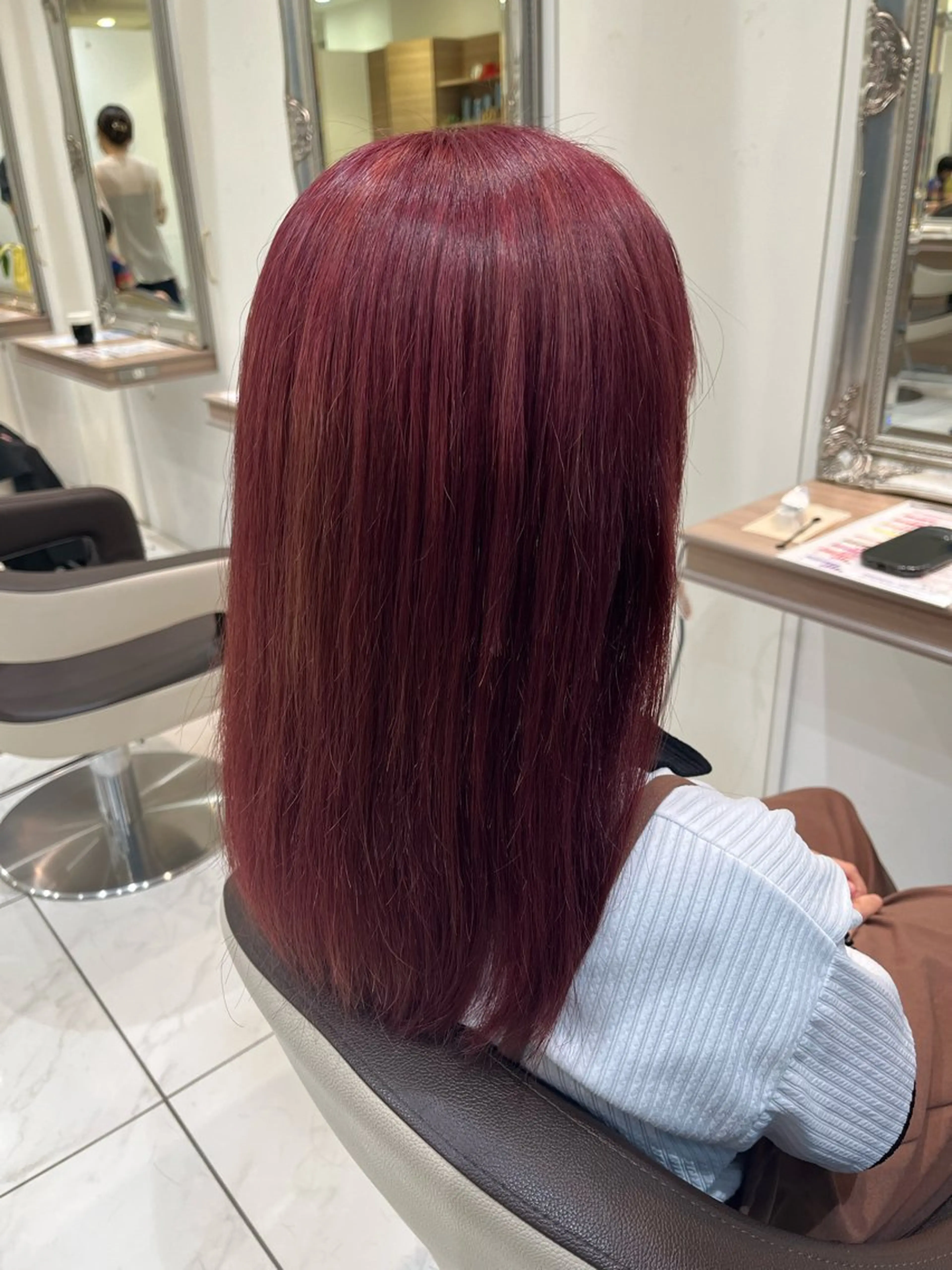 【✨minimo限定クーポン✨】人気Ｎｏ．1♡憧れのツヤ髪♡カット+カラー+オージュアトリートメントの写真