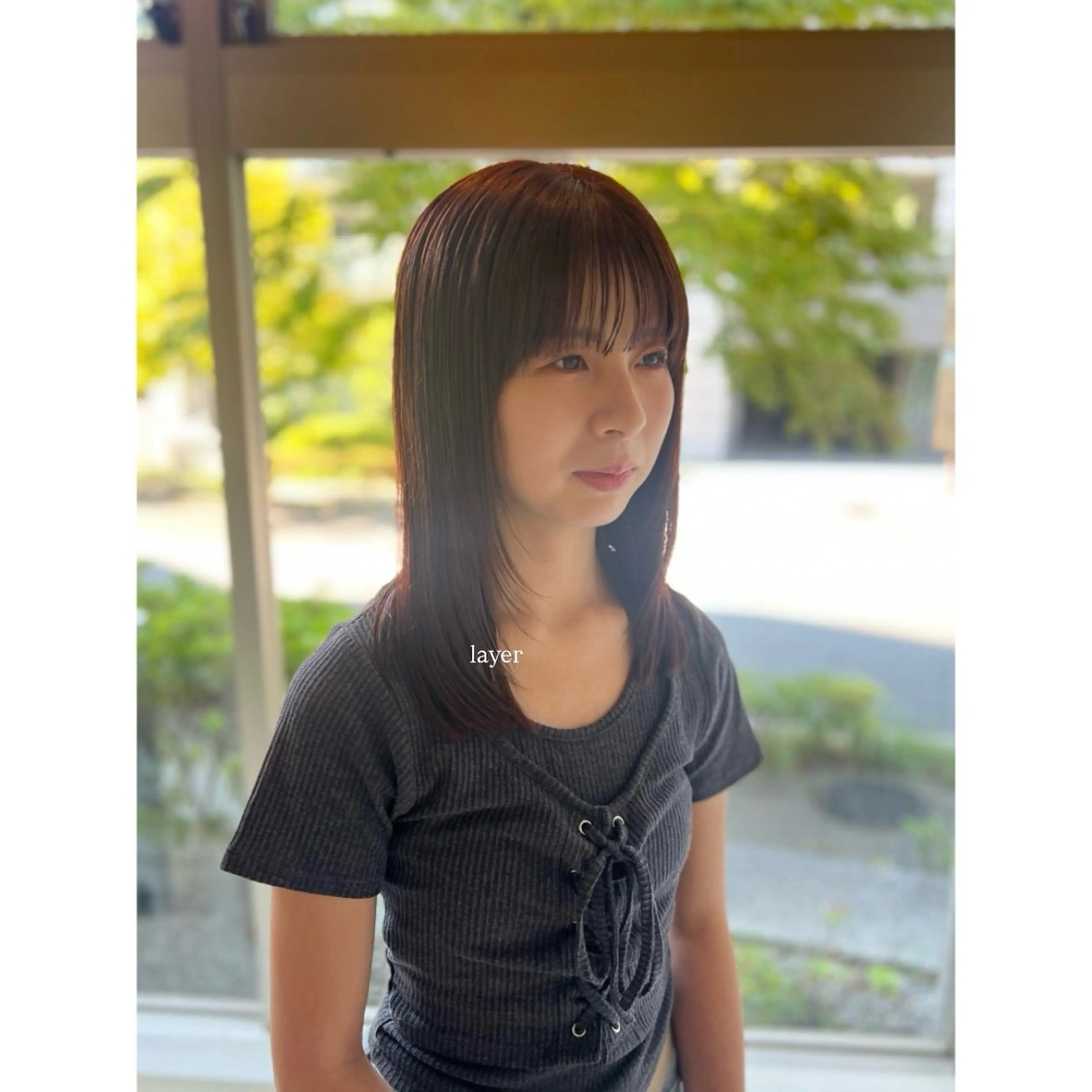 ロング レイヤーカット スパ/暖色カラー /白髪染め/ひな🫧のヘアスタイル