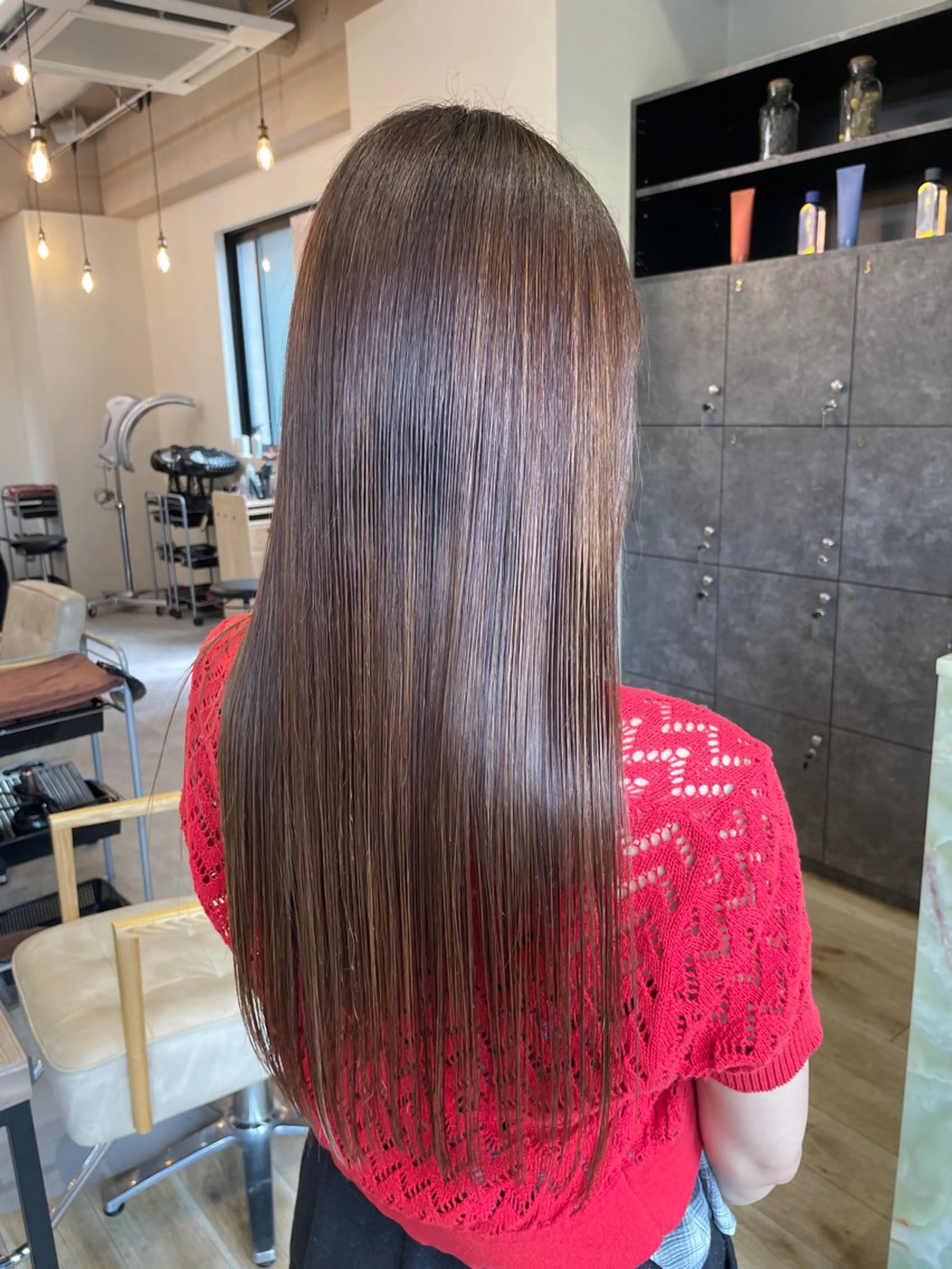ロング カット ヘアカラー 縮毛矯正 髪質改善🪞美髪デザ イン✨️｜後藤将吾のヘアスタイル