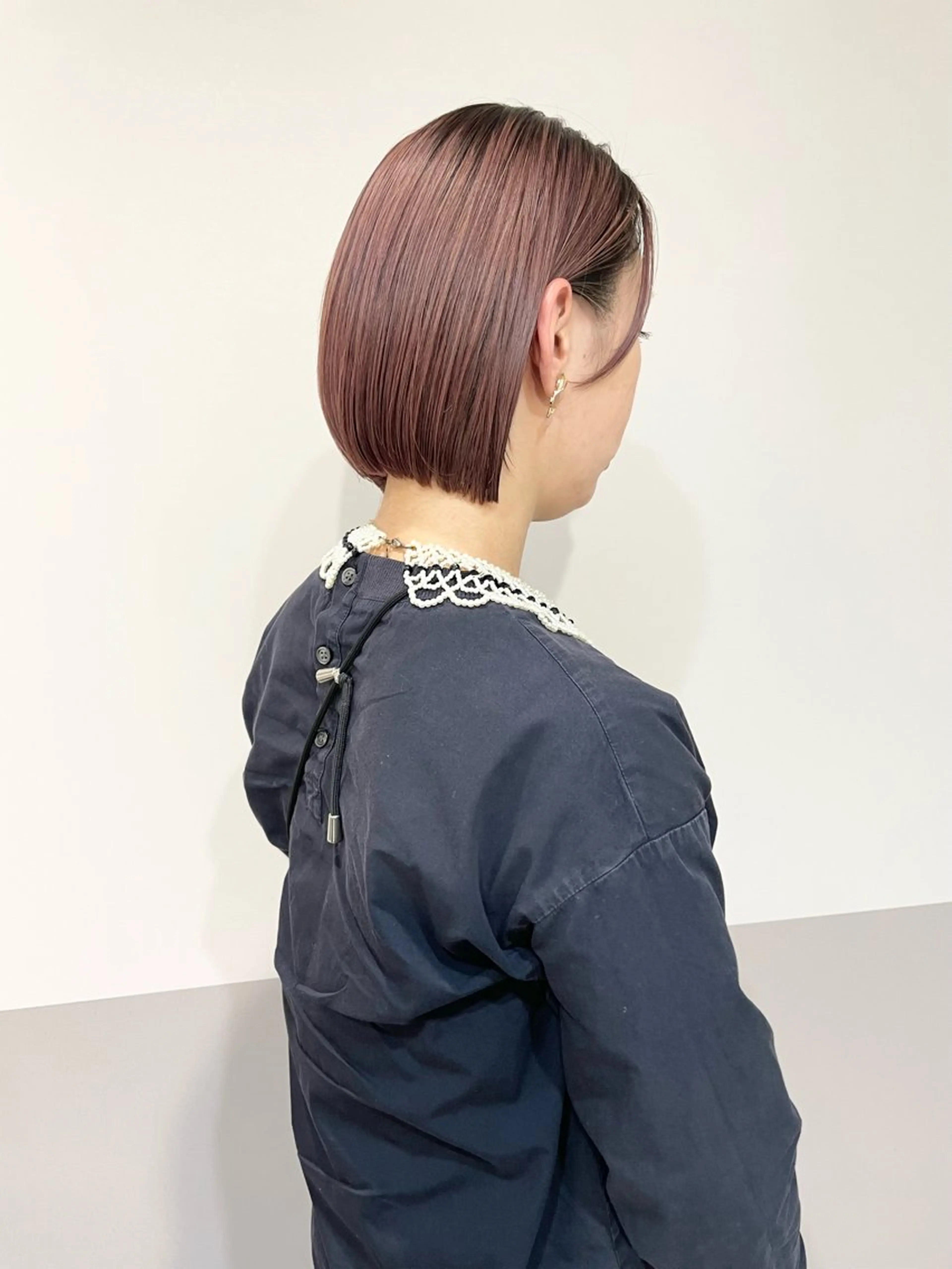 ショート カラー ヘアアレンジ カット ヘアカラー トリートメント ボブ/ミニボブ/ 立河今日子のヘアスタイル