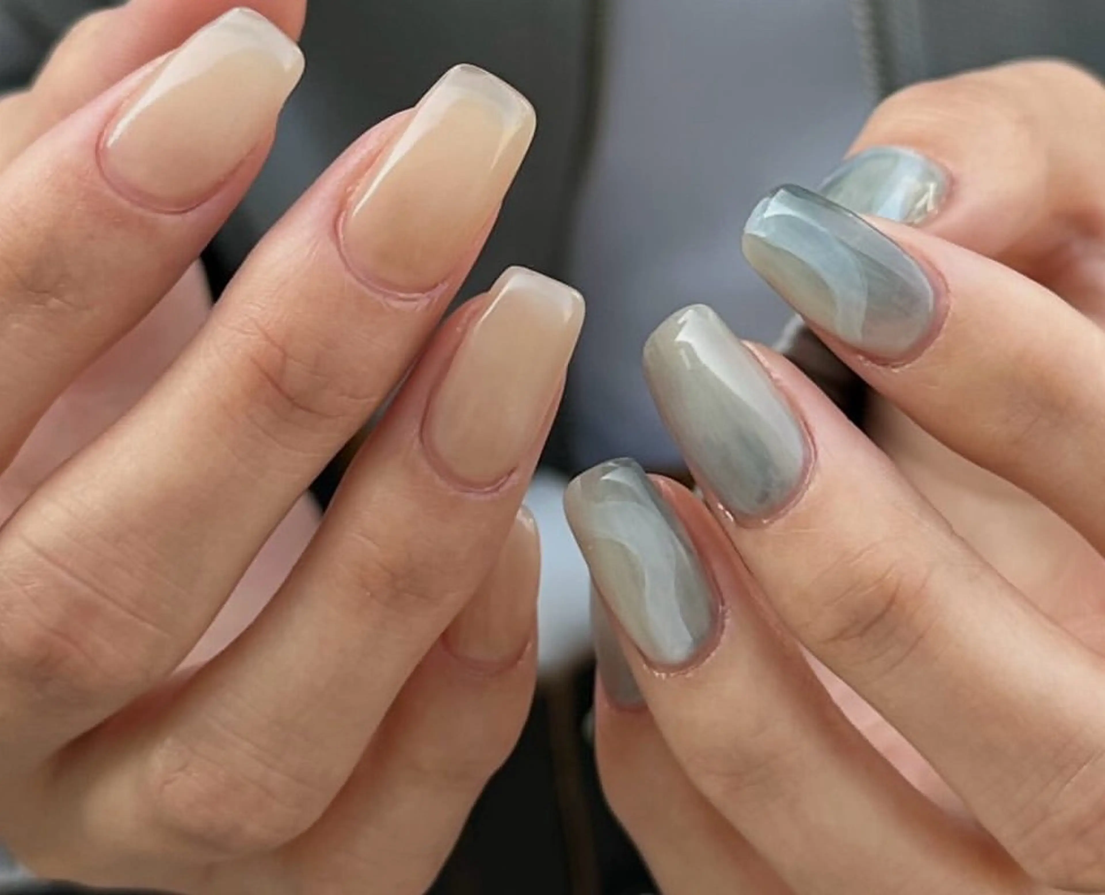 ネイル ジェルネイル 持ち込み ニュアンスネイル オフィスネイル ワンカラーネイル ハンドネイル tamu nail 　金町のネイルデザイン