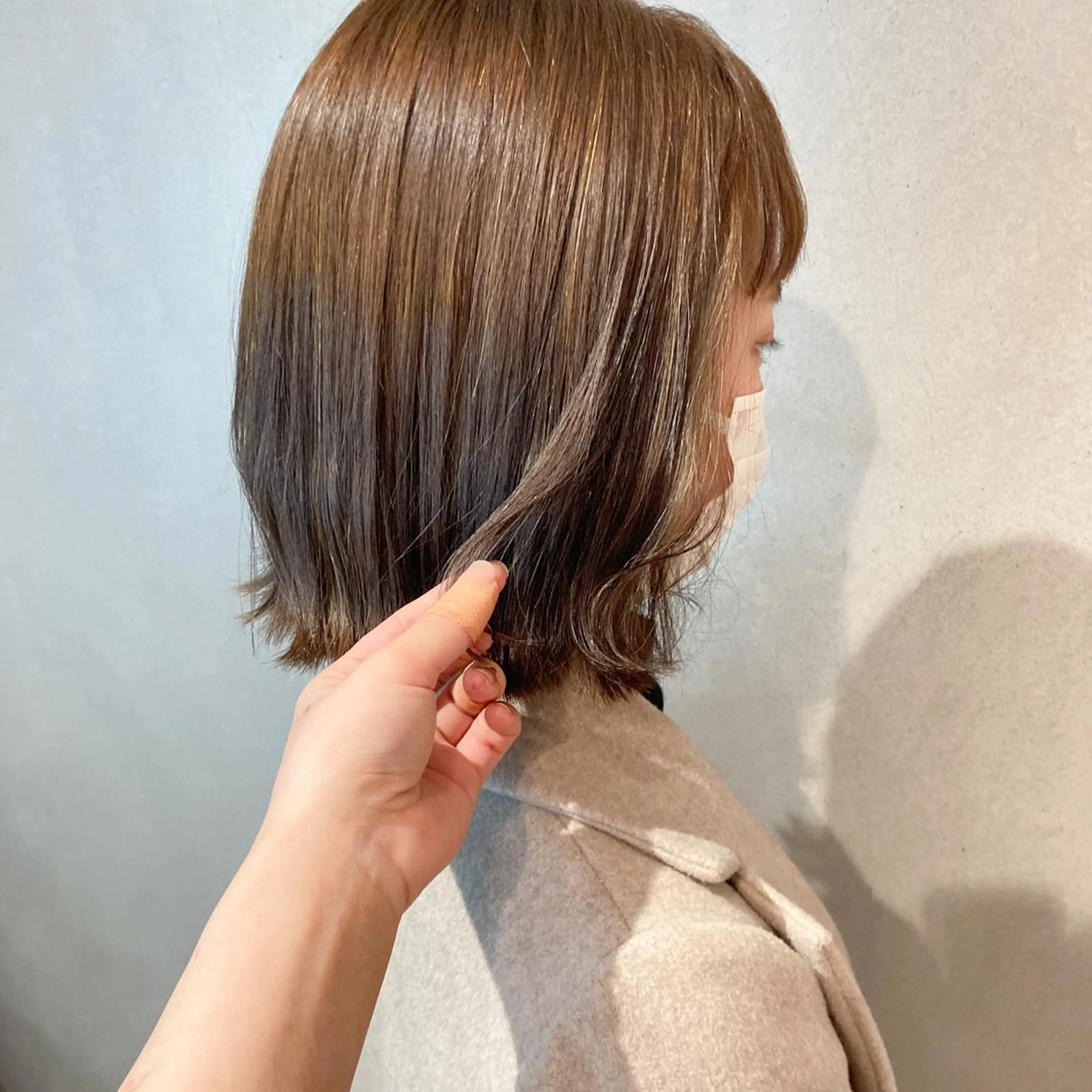 ショート カラー カット ヘアカラー トリートメント ボブ/透明感カラー /坂口恵梨子のヘアスタイル