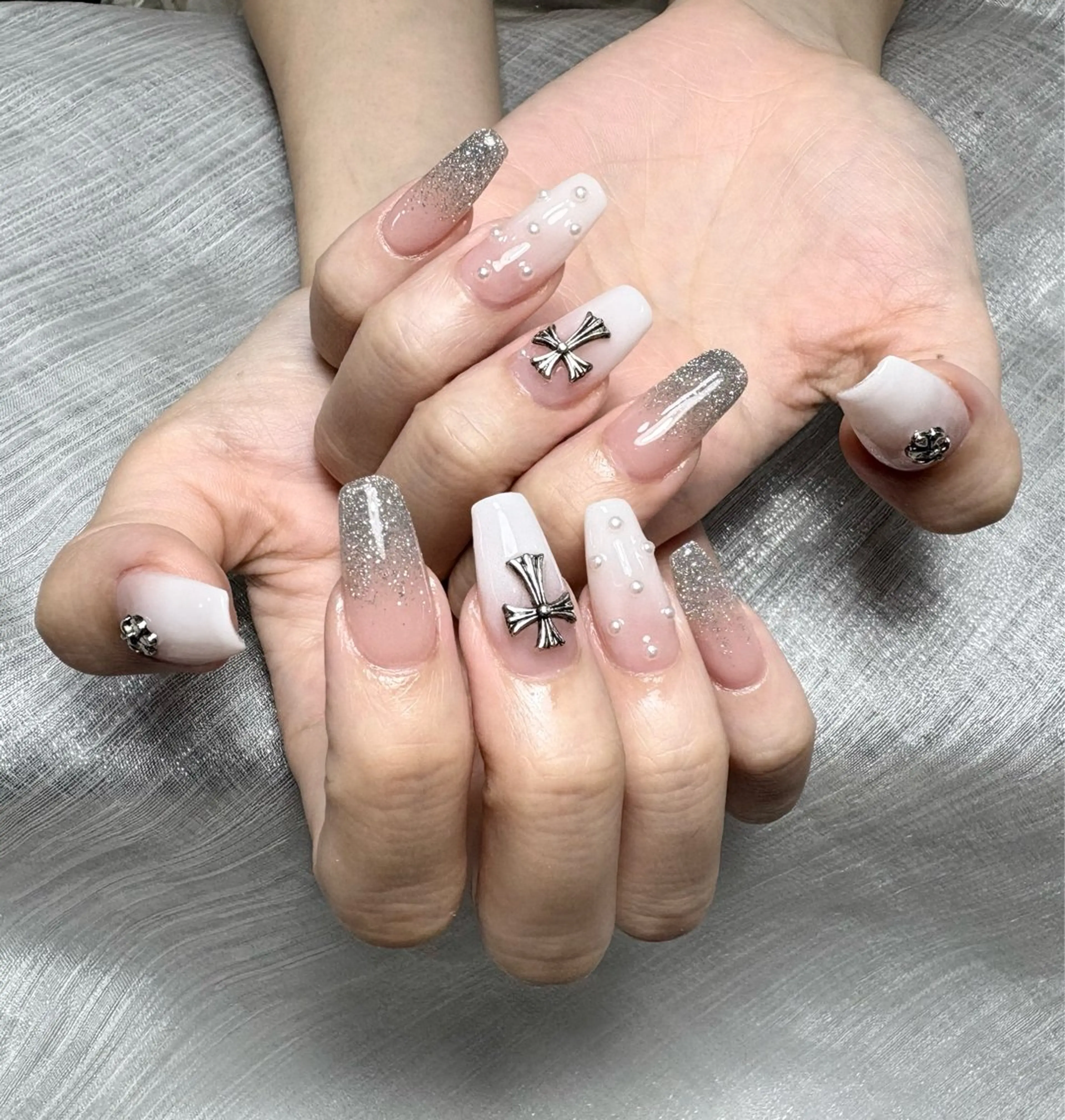 ネイル 持ち込み ハンドネイル dandelion nail北千住のネイルデザイン