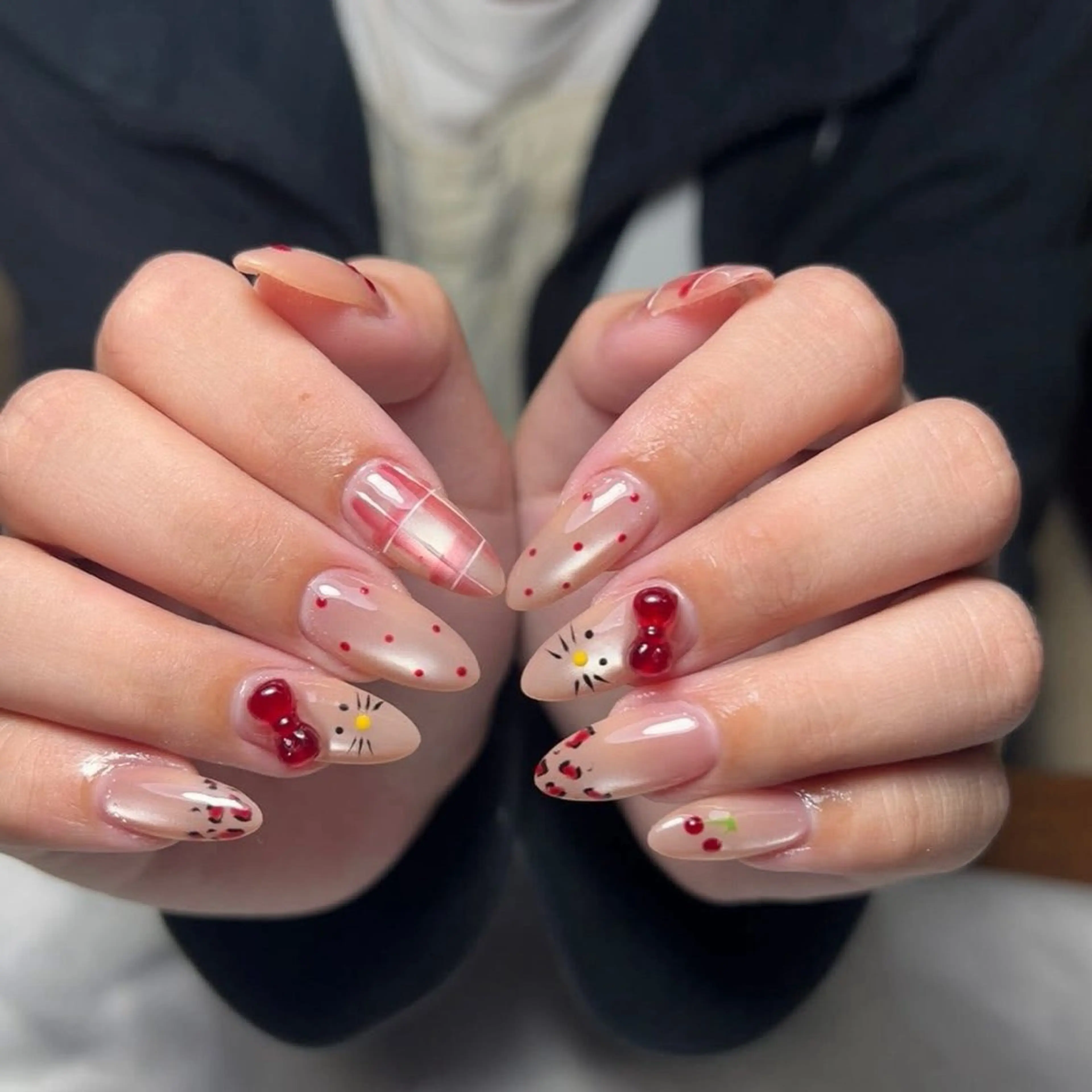 ネイル チークネイル フットネイル フレンチネイル グラデーション 韓国ネイル Yuki nail staffのネイルデザイン