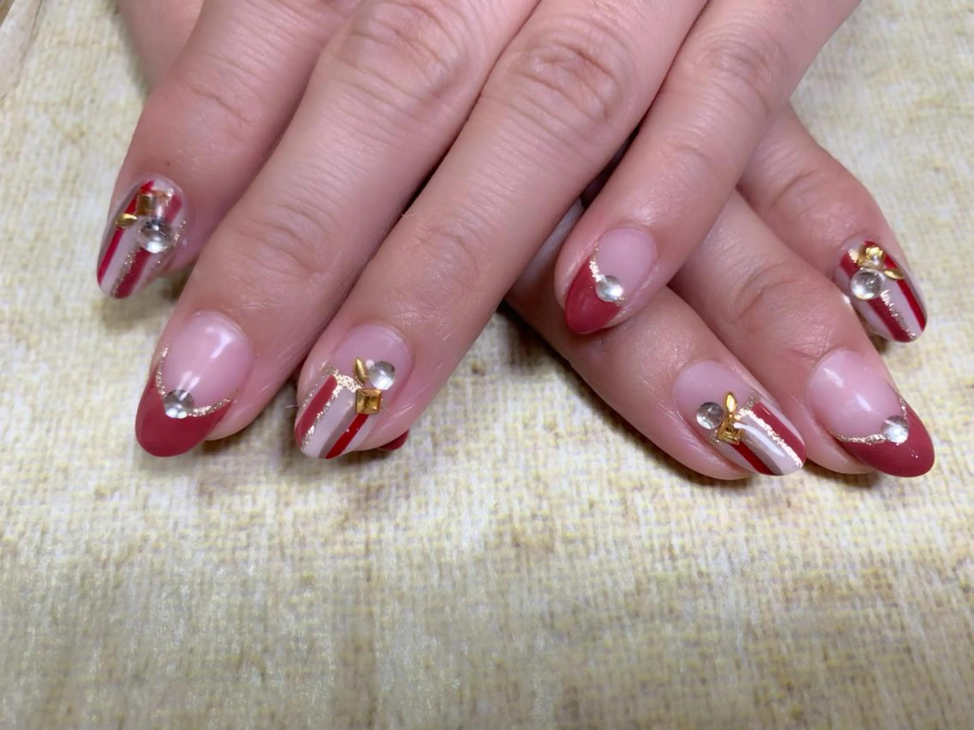 ネイル ハンドネイル an sucre baseのネイルデザイン