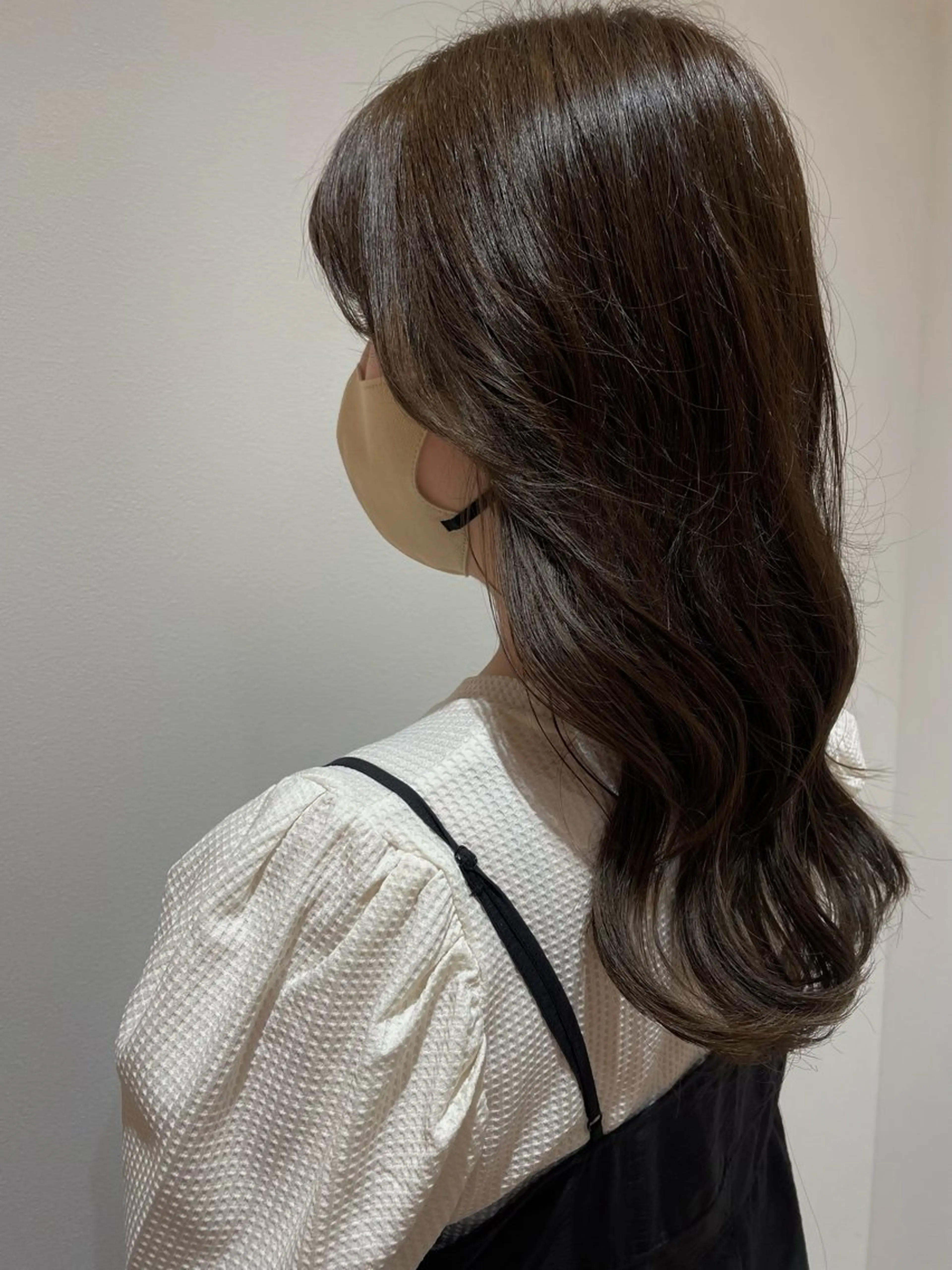 セミロング 韓国/顔周りカット /キム チョウヒのヘアスタイル