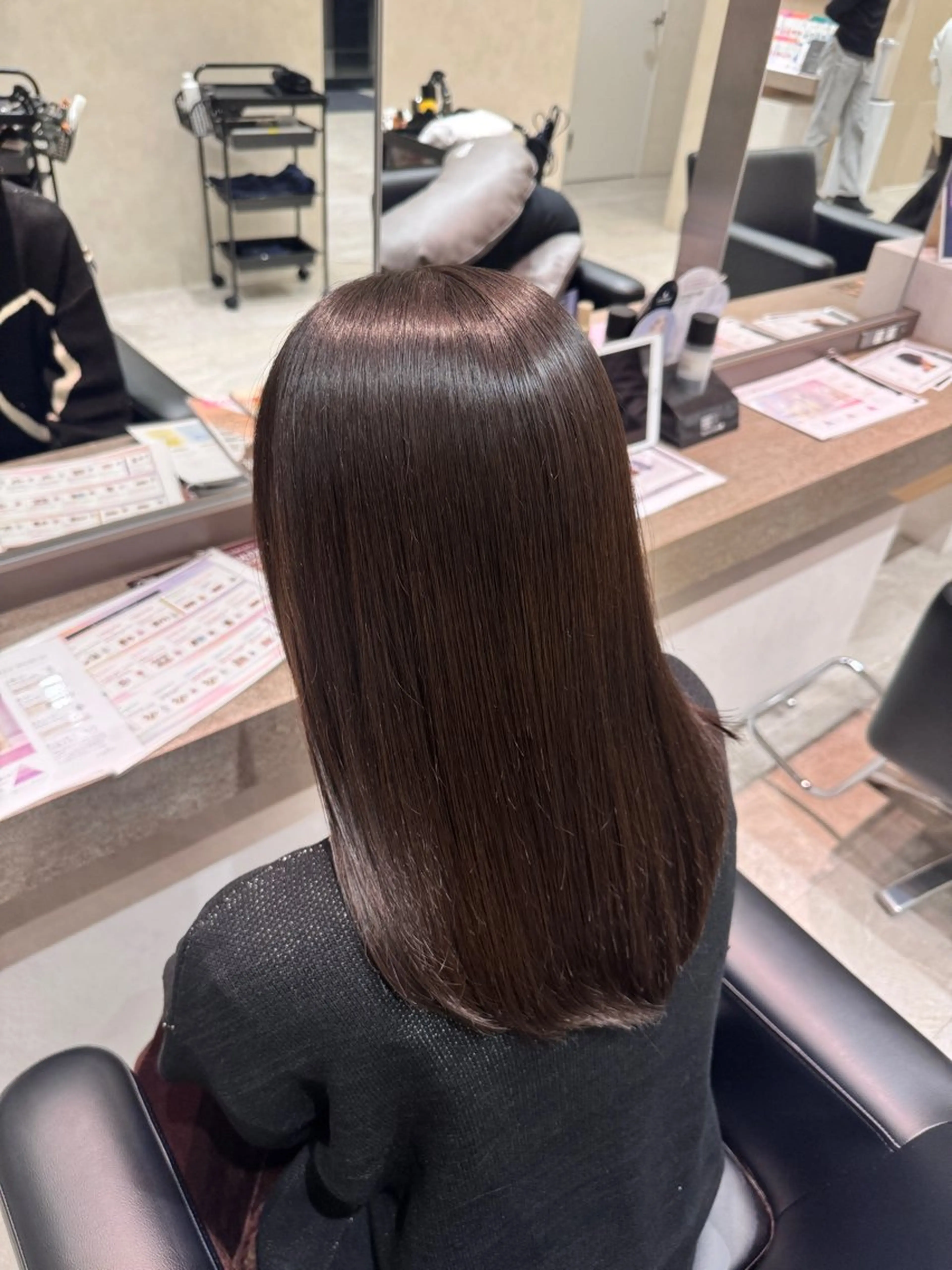 セミロング カラー ブラウンカラー ナチュラルブラウン sakura❀/板橋 モデル募集中🪄︎︎のヘアスタイル