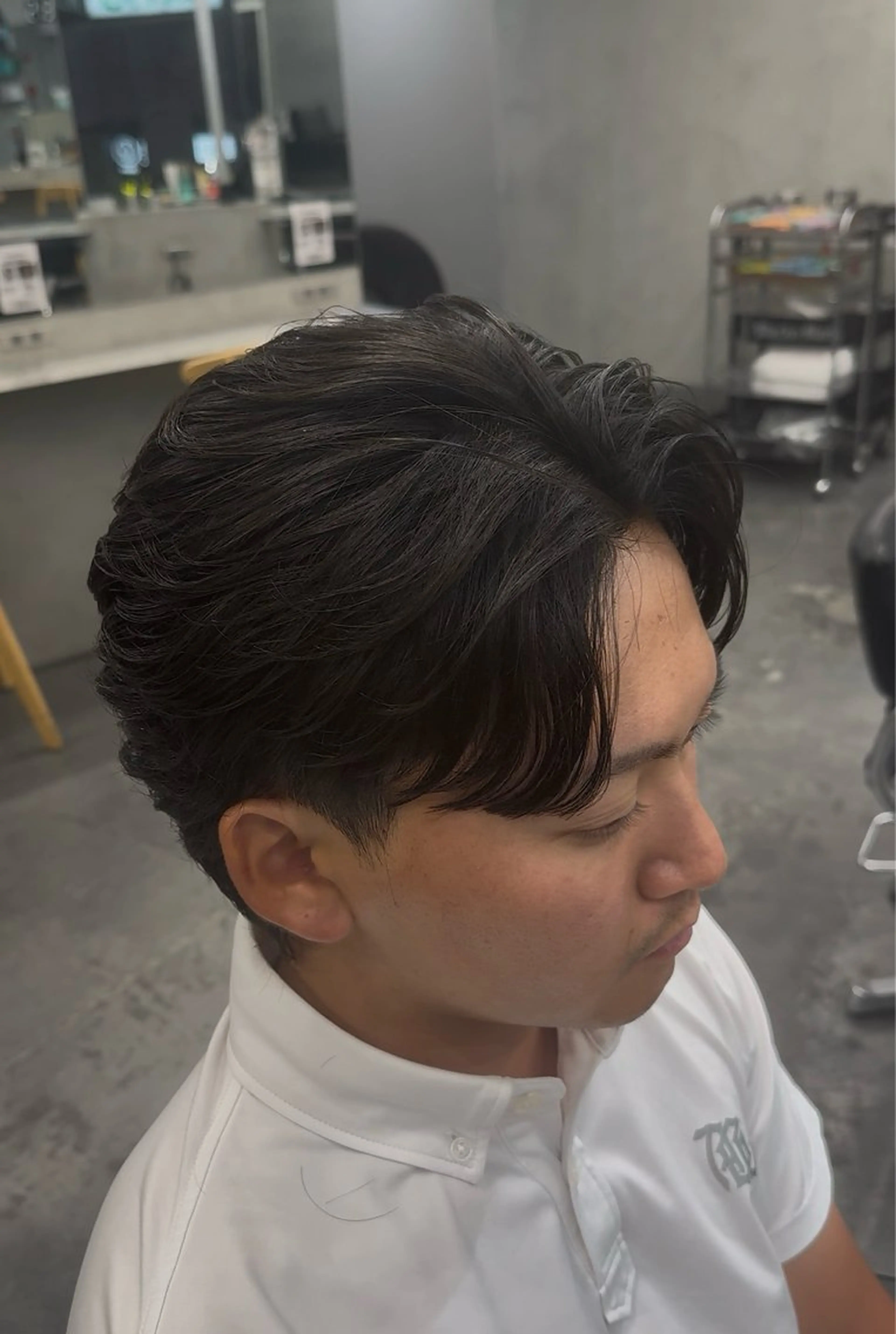メンズ カット 縮毛矯正 初パーマ支持率◎松田 優斗のヘアスタイル