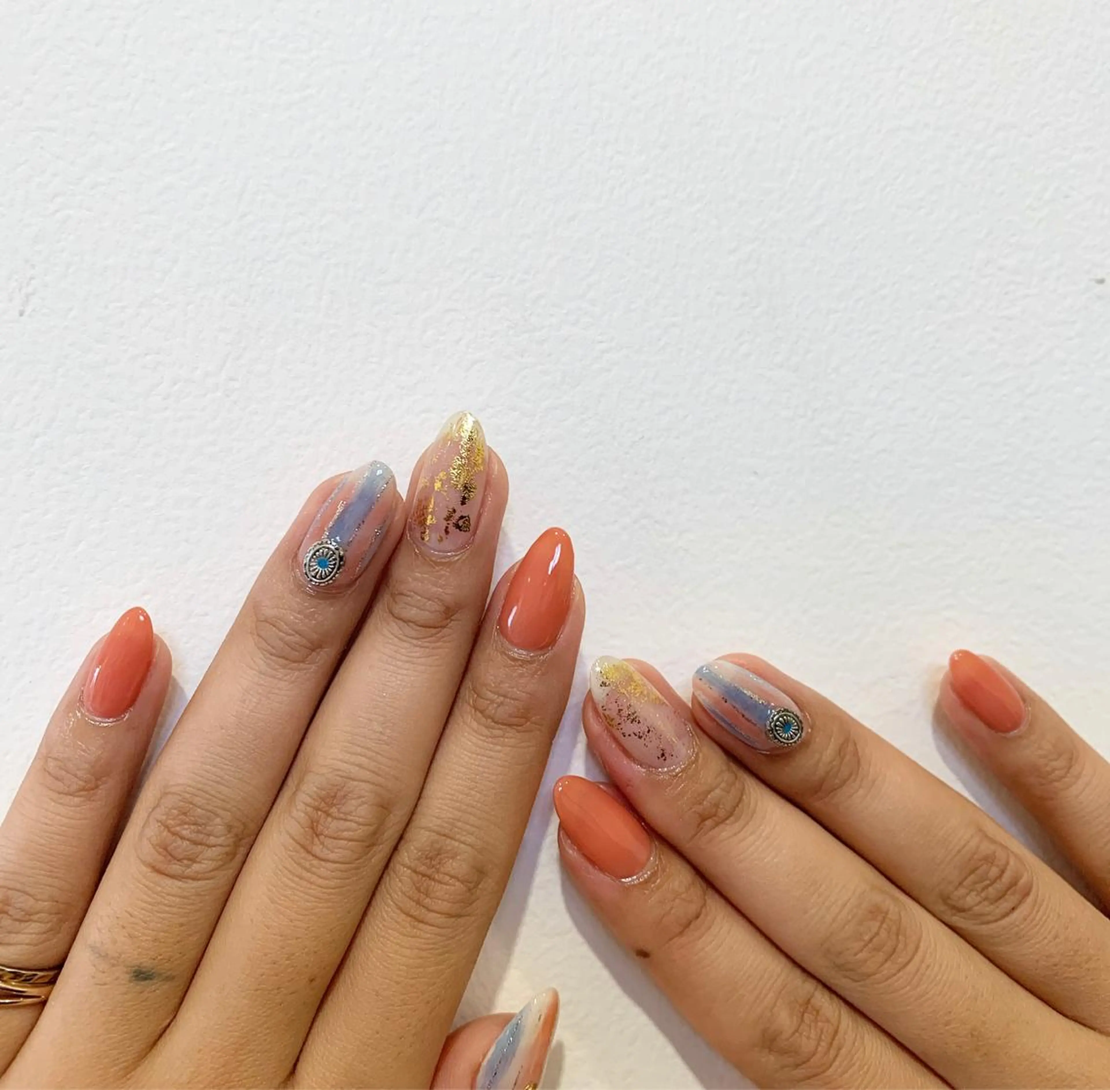 ネイル 持ち込み 春ネイル ハンドネイル 佐藤 穂乃香のネイルデザイン