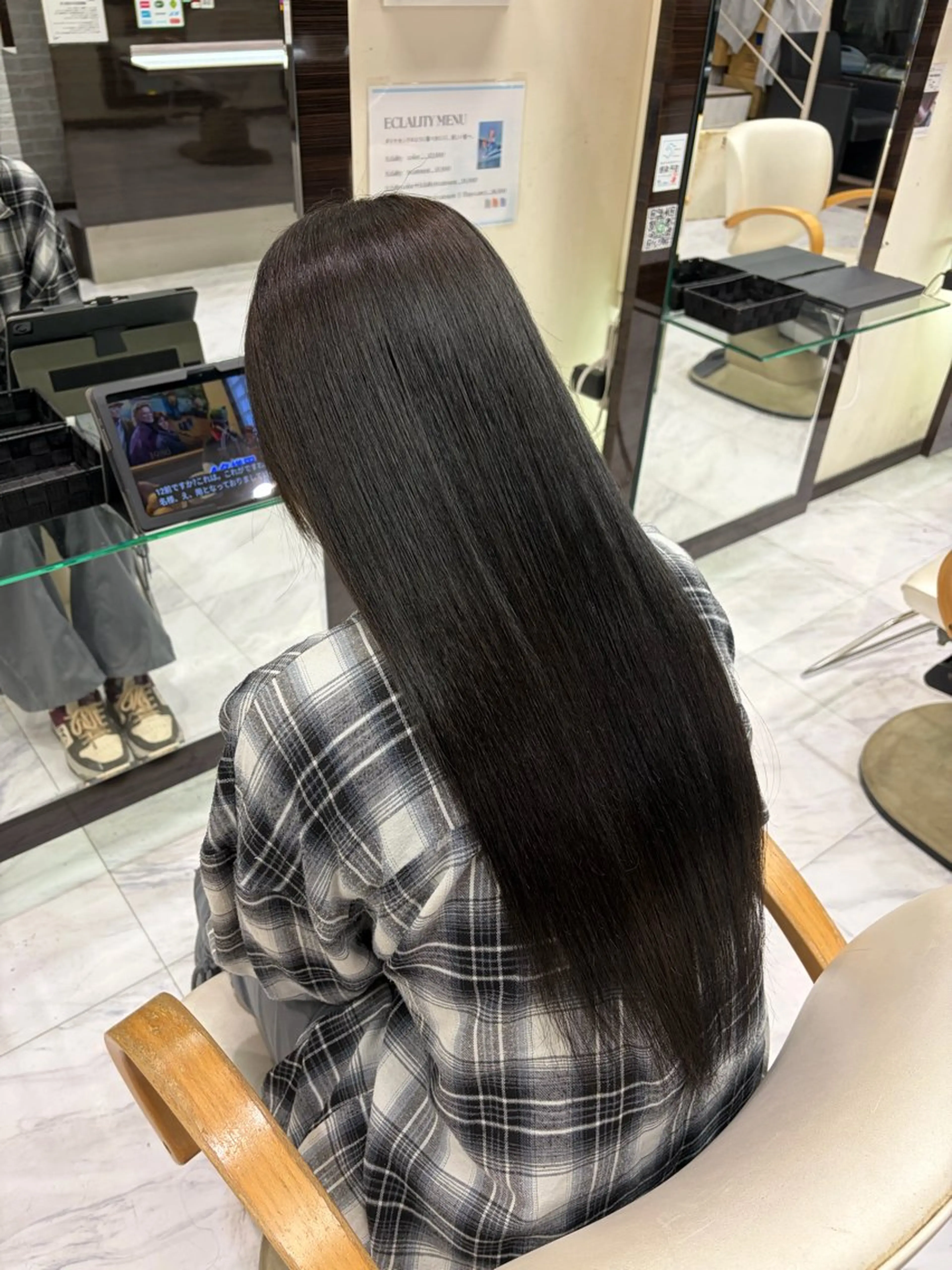ロング カラー ヘアカラー 旗手 沙和のヘアスタイル