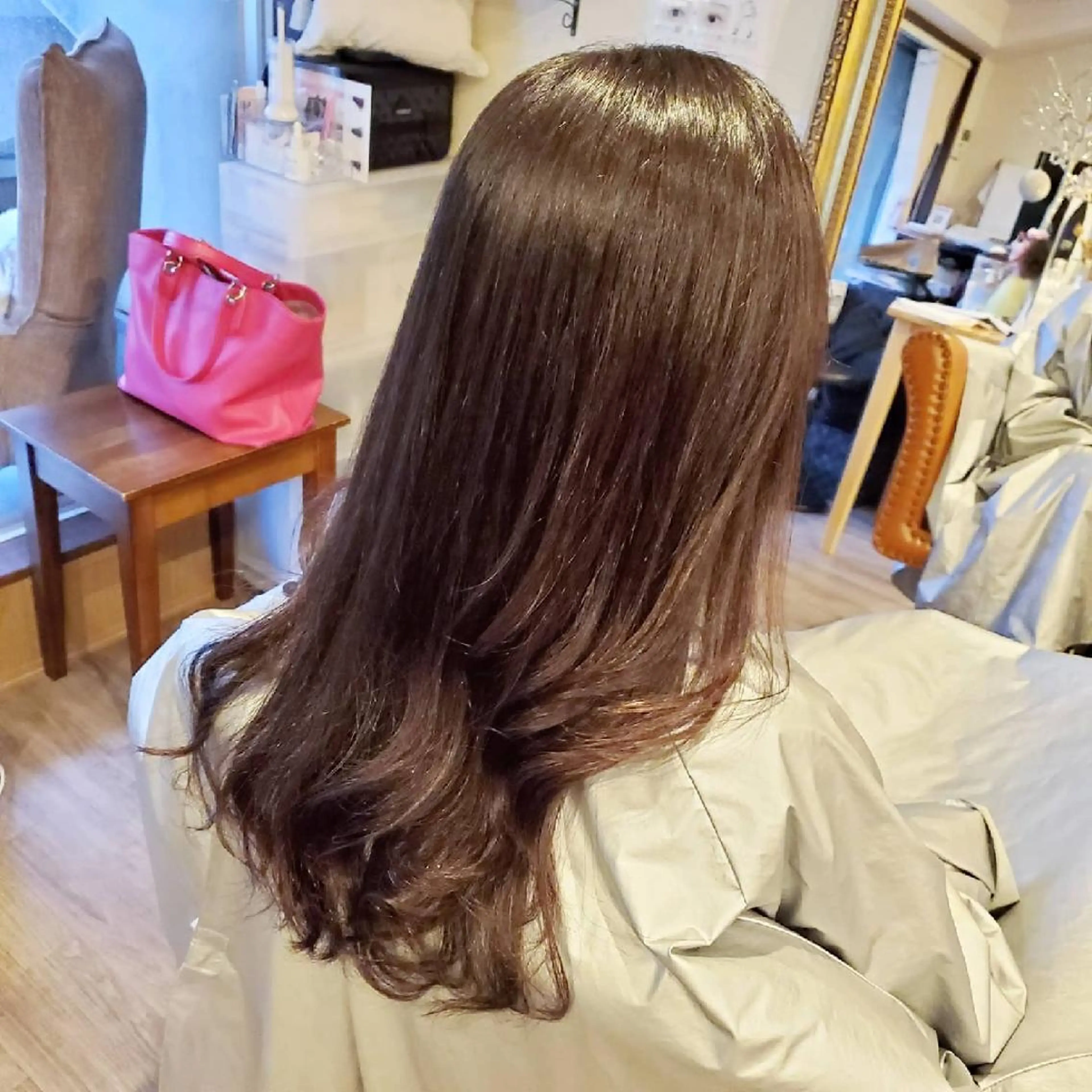 ロング カラー ブリーチ イルミナカラー 外国人風カラー トリートメント 酸熱トリートメント カット ヘアカラー トリートメント spa hair  ark 富井直美のヘアスタイル