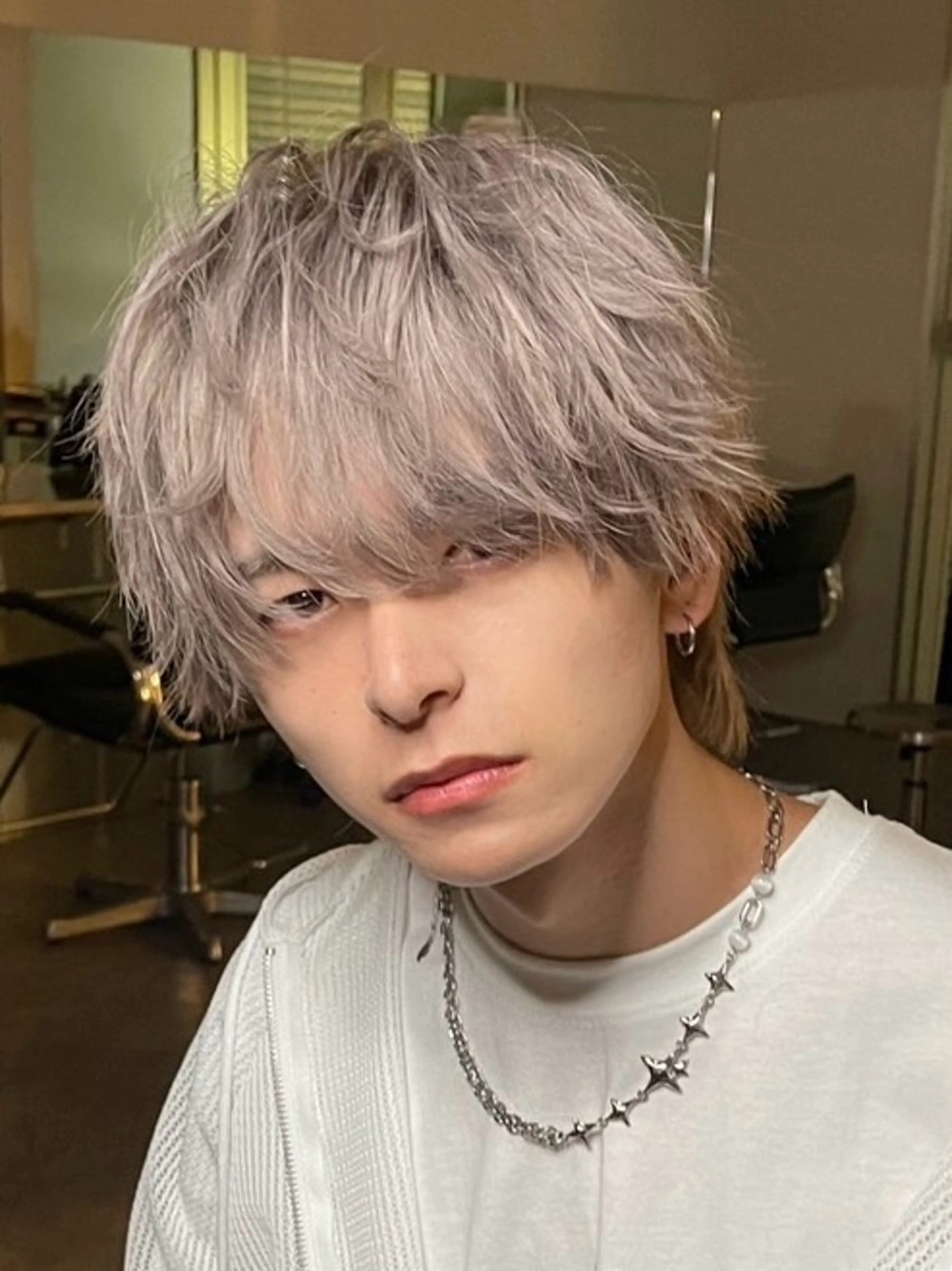 カラー メンズ メンズブリーチ メンズハイトーン メンズインナーカラー メンズ韓国風 アッシュ カット ヘアカラー ダブルカラー特化💍 tiam💍韓国ヘアのヘアスタイル