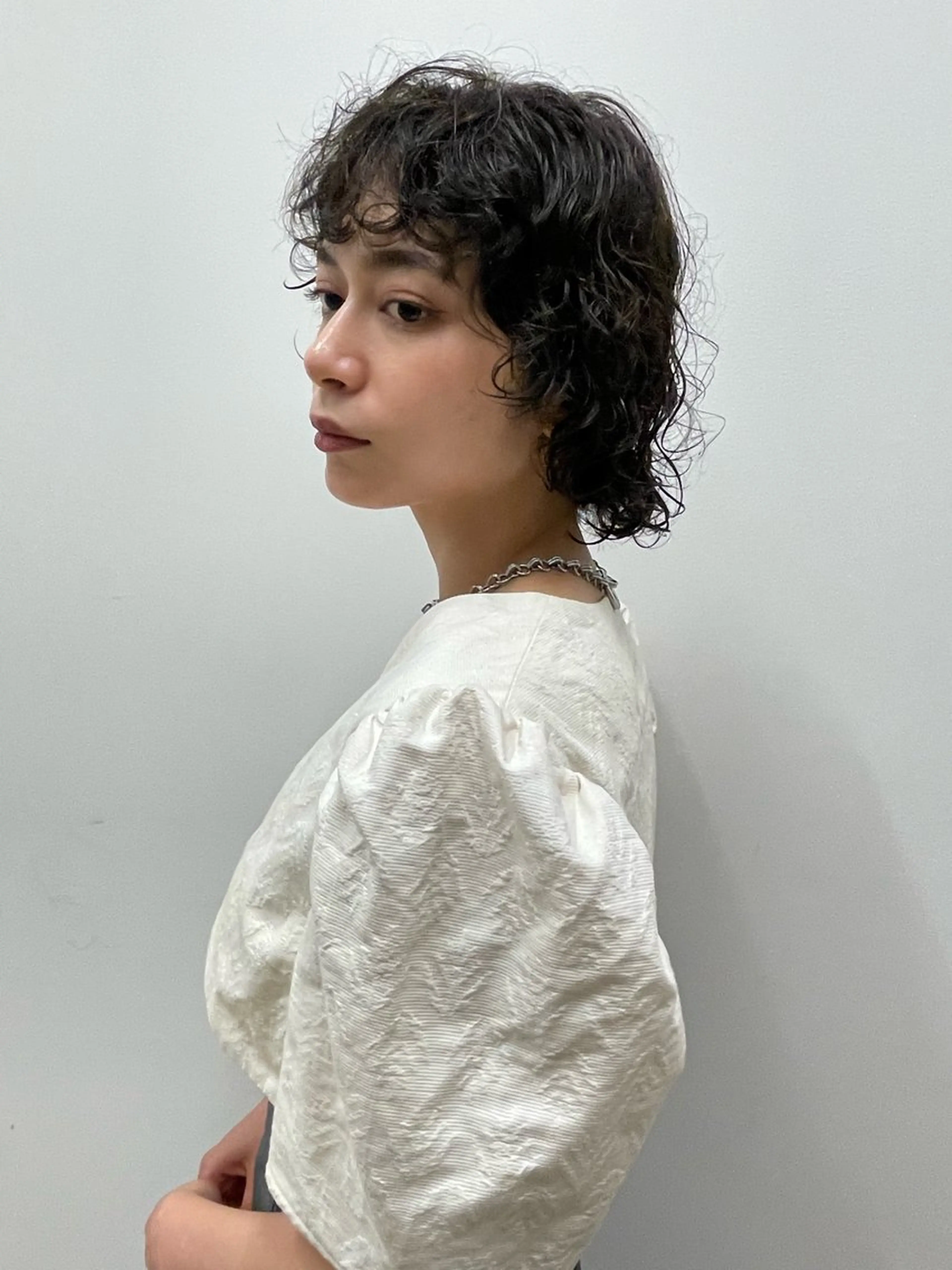 ショート くせ毛 ボブ ホノカのヘアスタイル