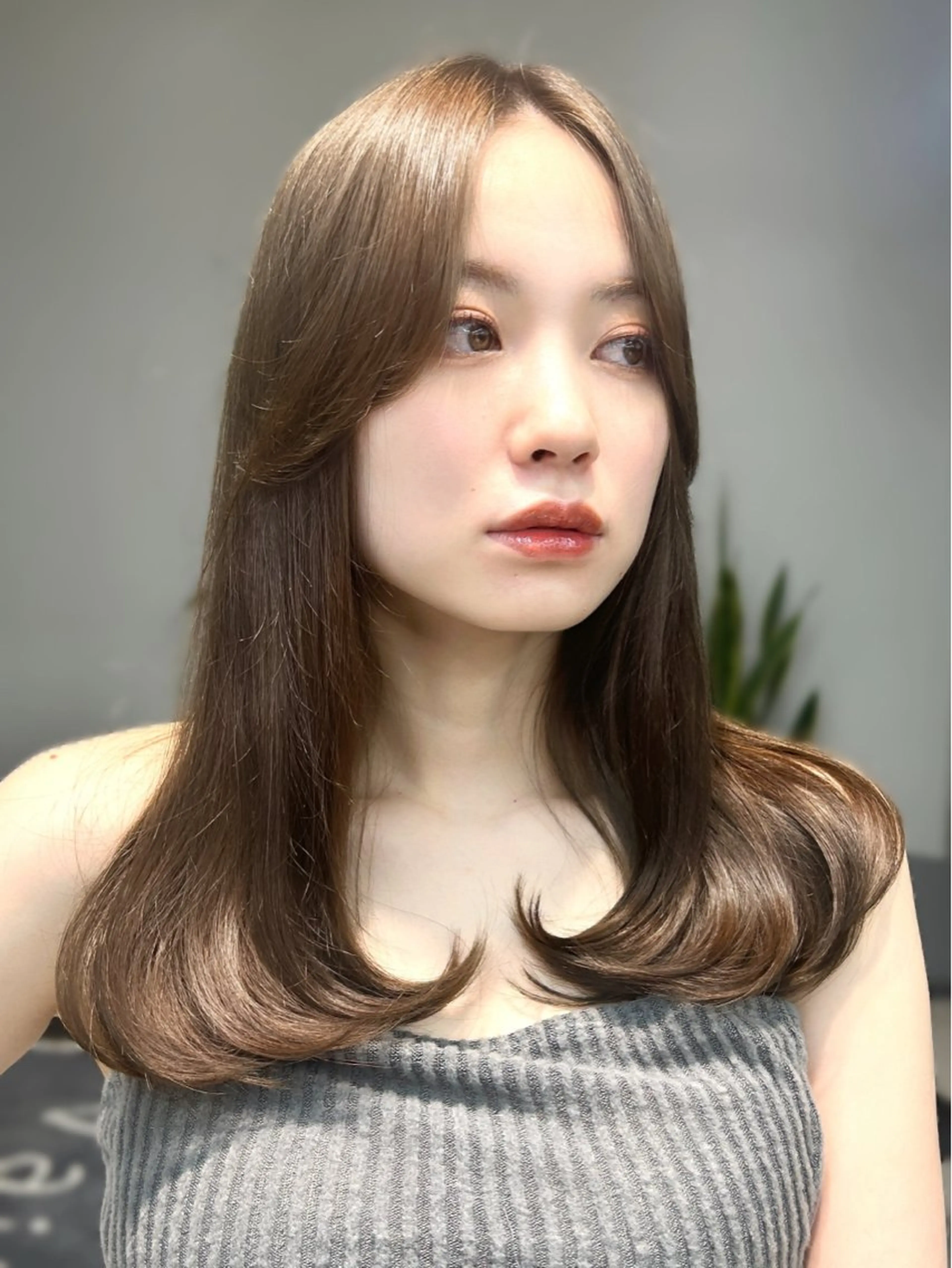 セミロング くびれボブレイヤー 渋谷/kougaのヘアスタイル