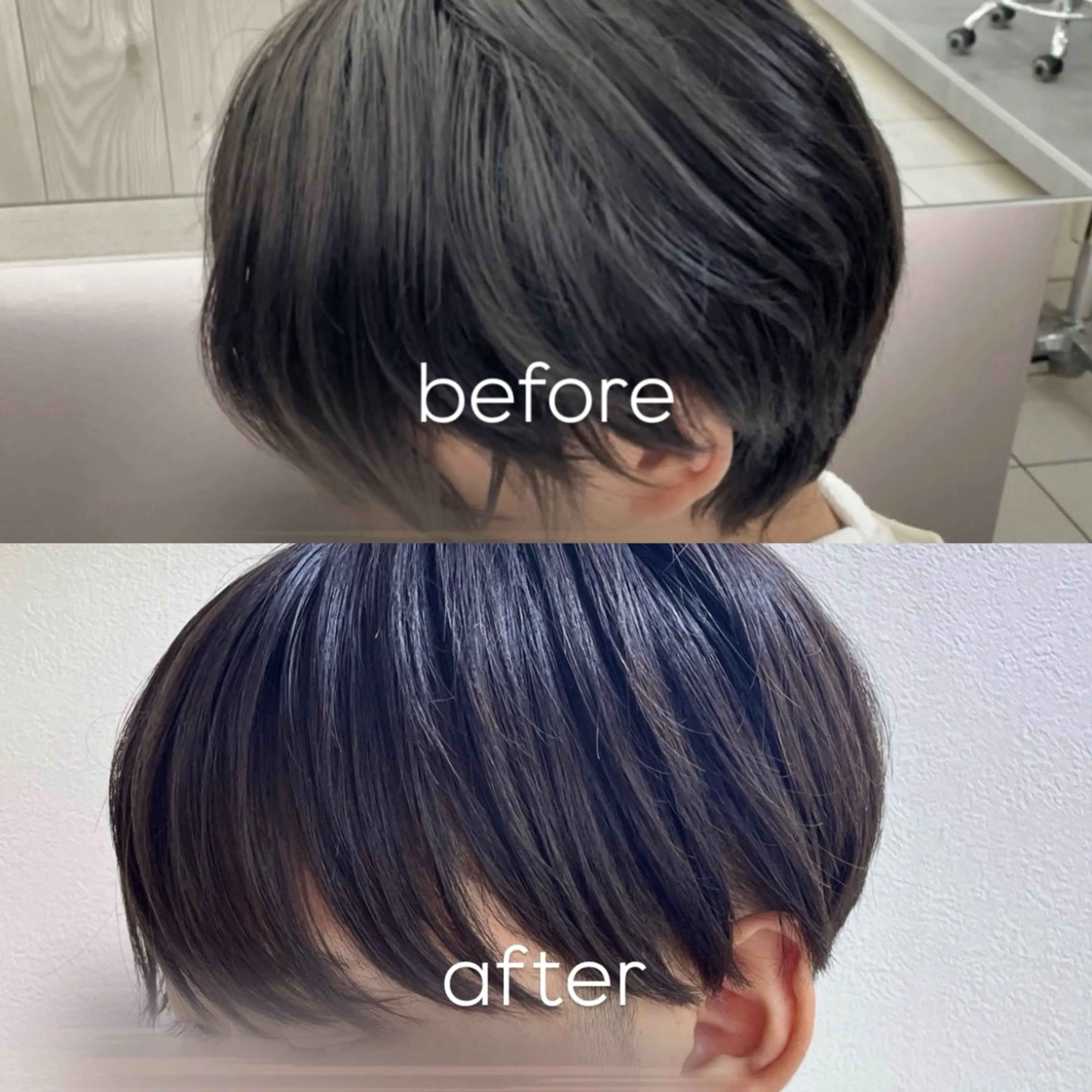 メンズ マッシュ 刈り上げ カット ダブルカラー/艶髪 🪽minoriのヘアスタイル