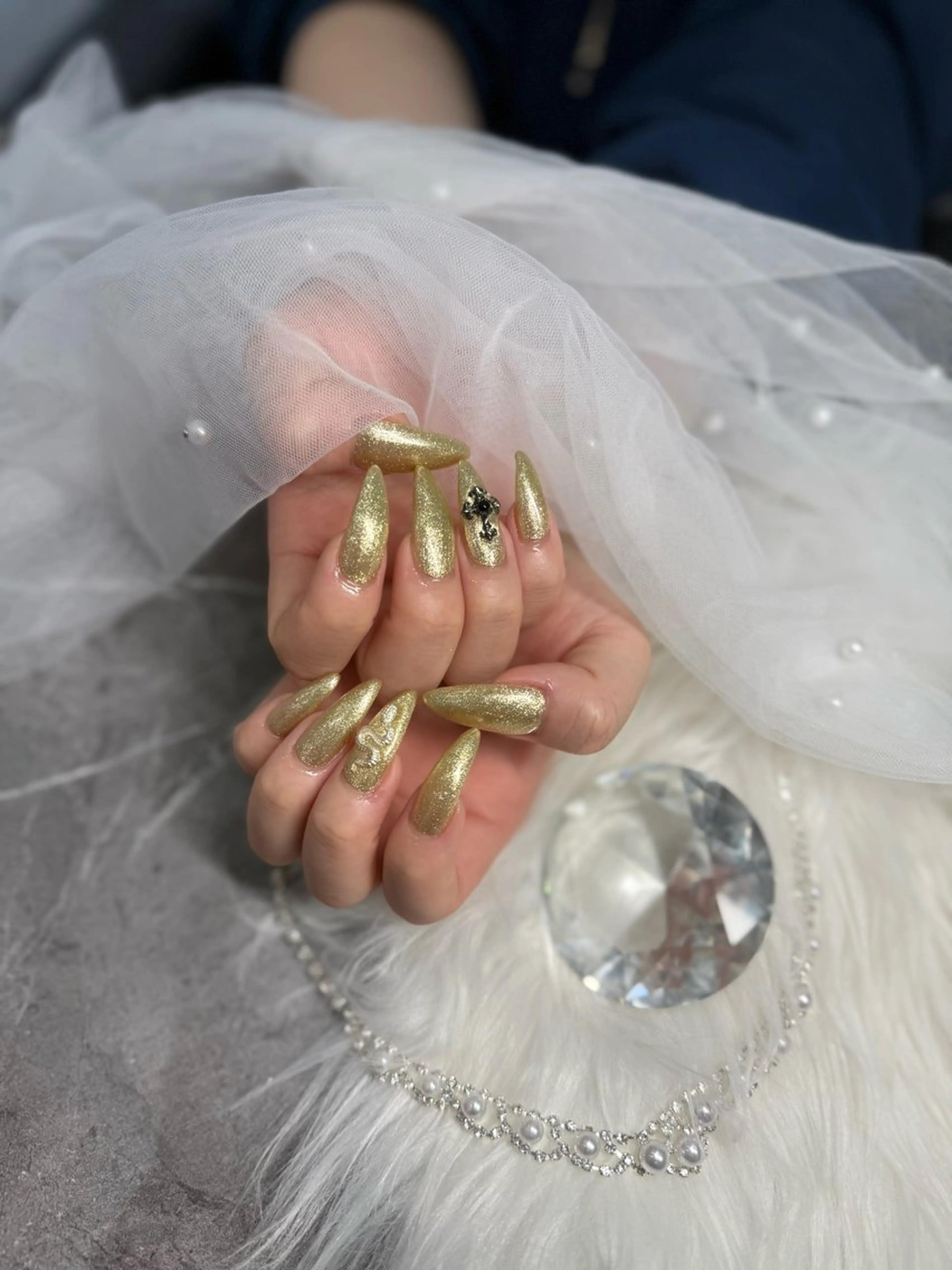 セミロング ハンドネイル Aya Nailのネイルデザイン