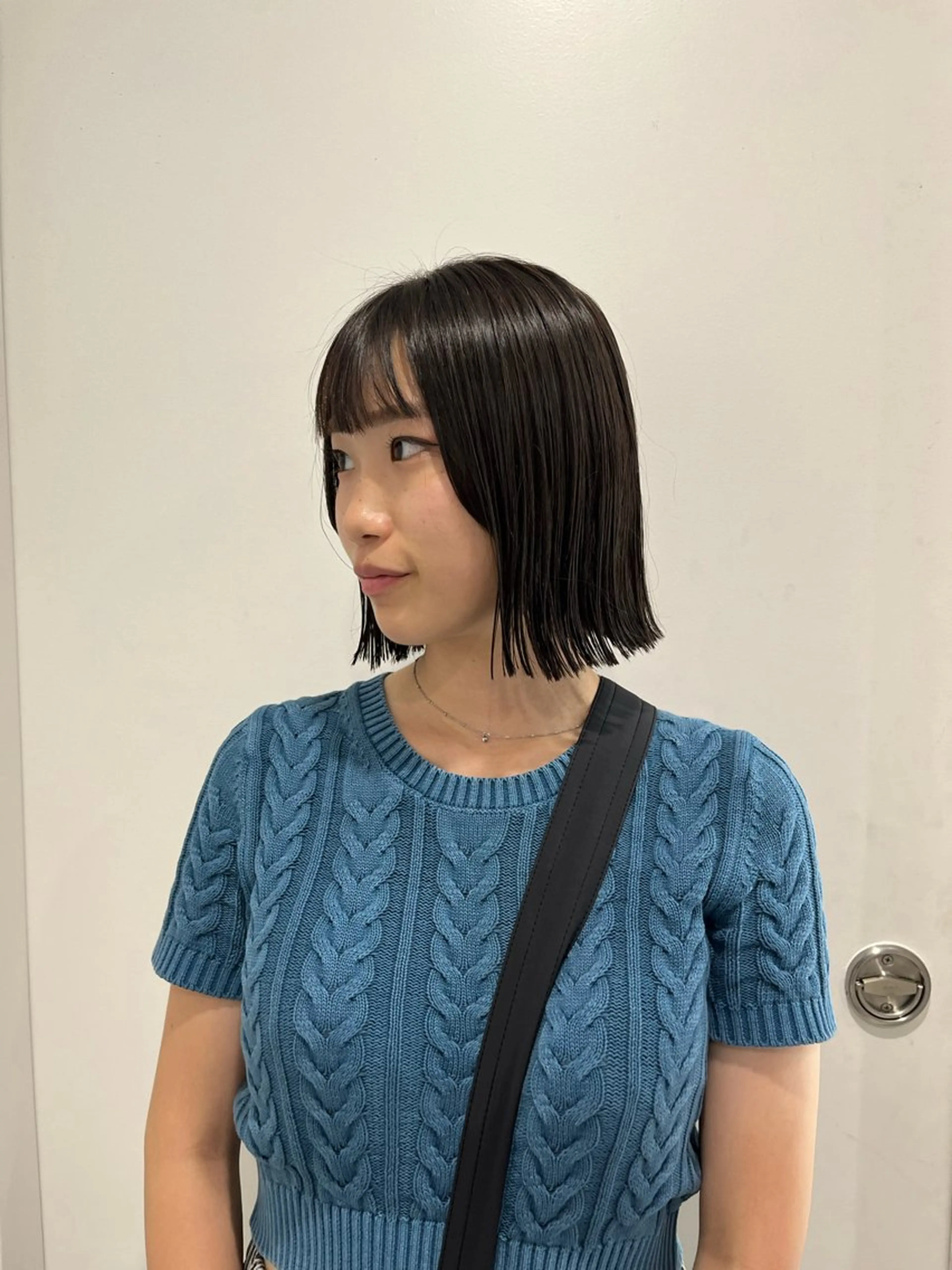 ショート ボブ 縮毛矯正/ハイトーン /パーマ/せき🧸のヘアスタイル