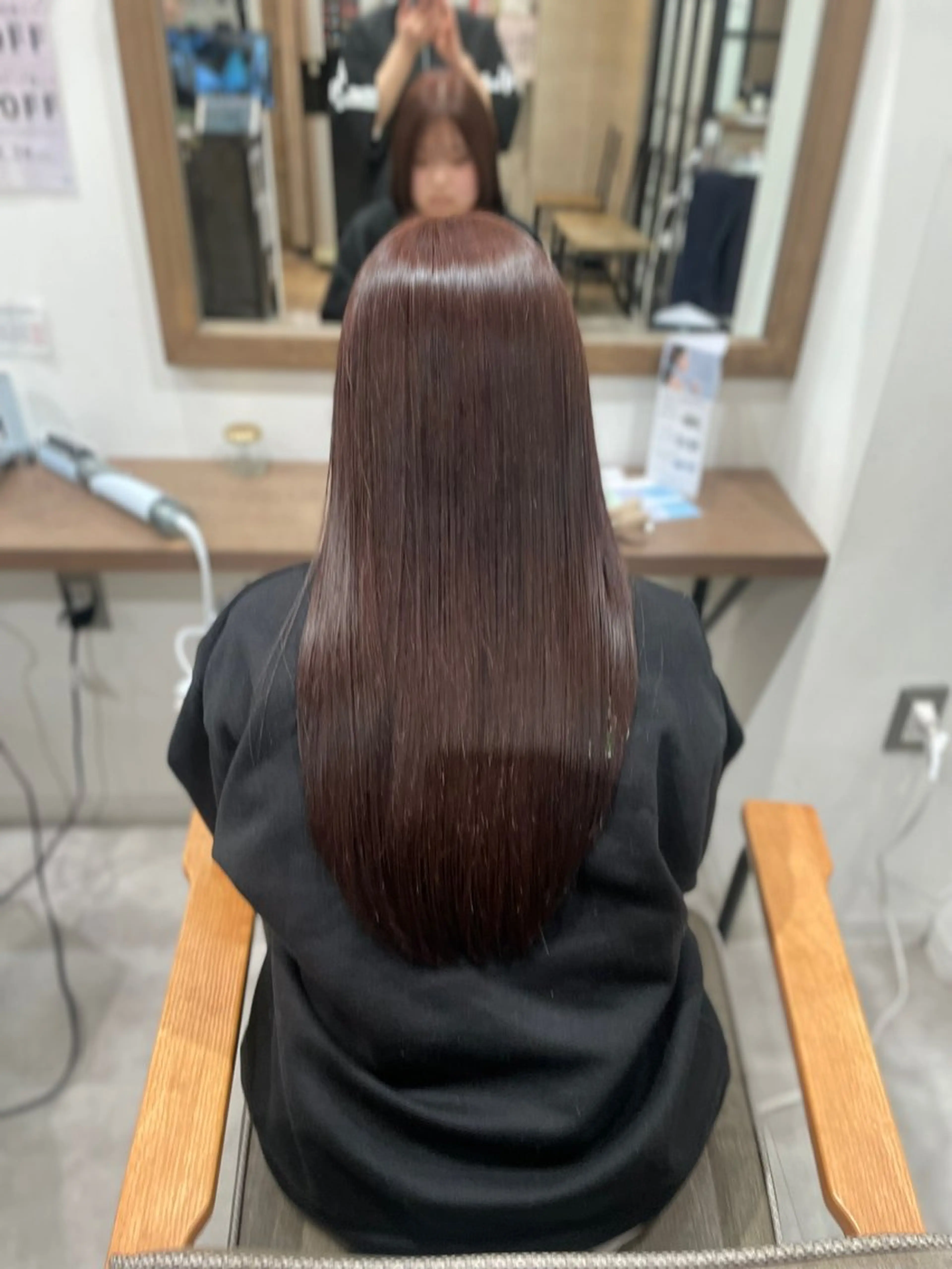 ロング ルナ🫐縮毛矯正 🫐髪質改善のヘアスタイル