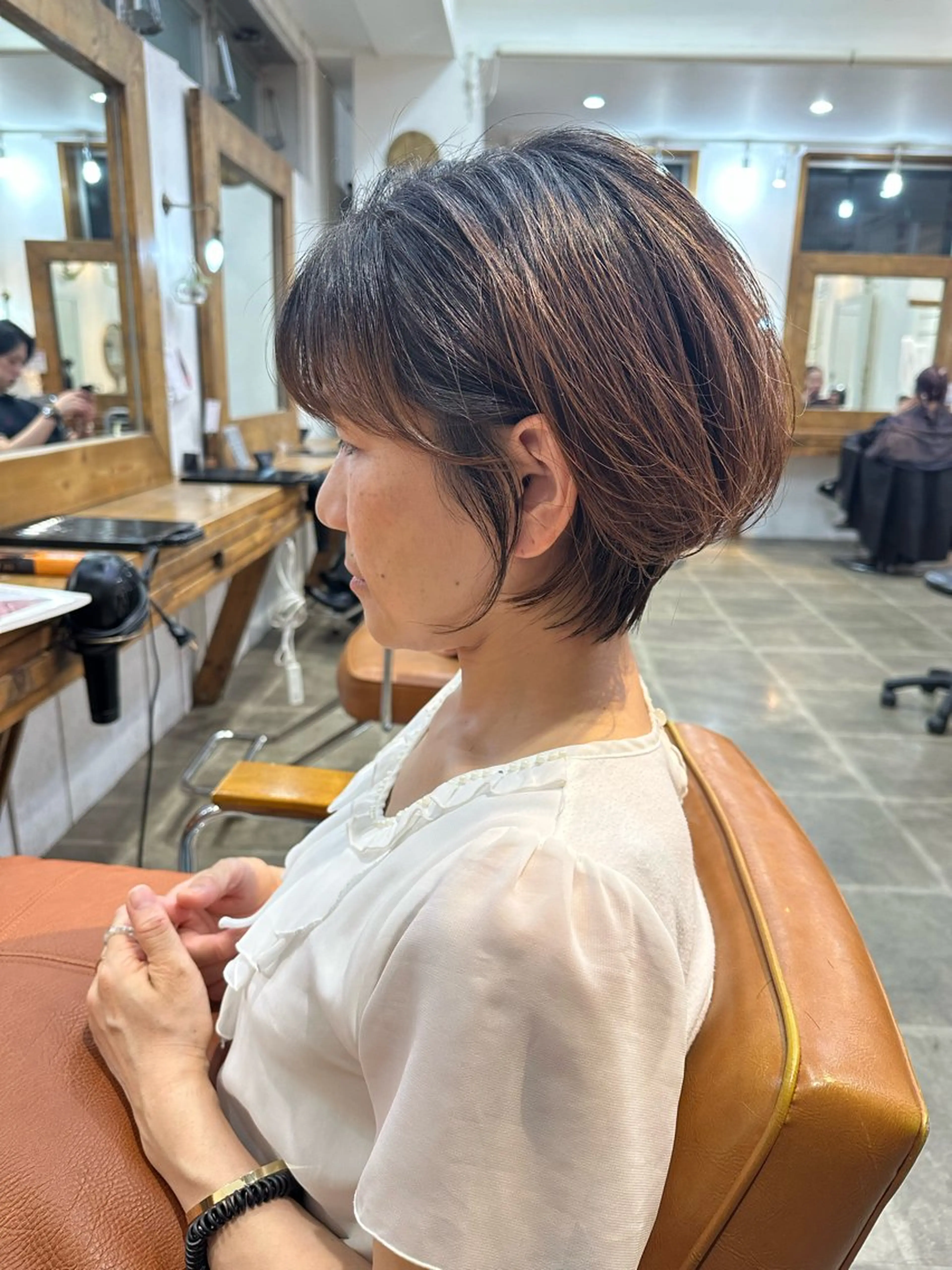 ショート カット newline銀座所属・👑銀座ショート/ 絶壁補正/金子涼👑のヘアスタイル