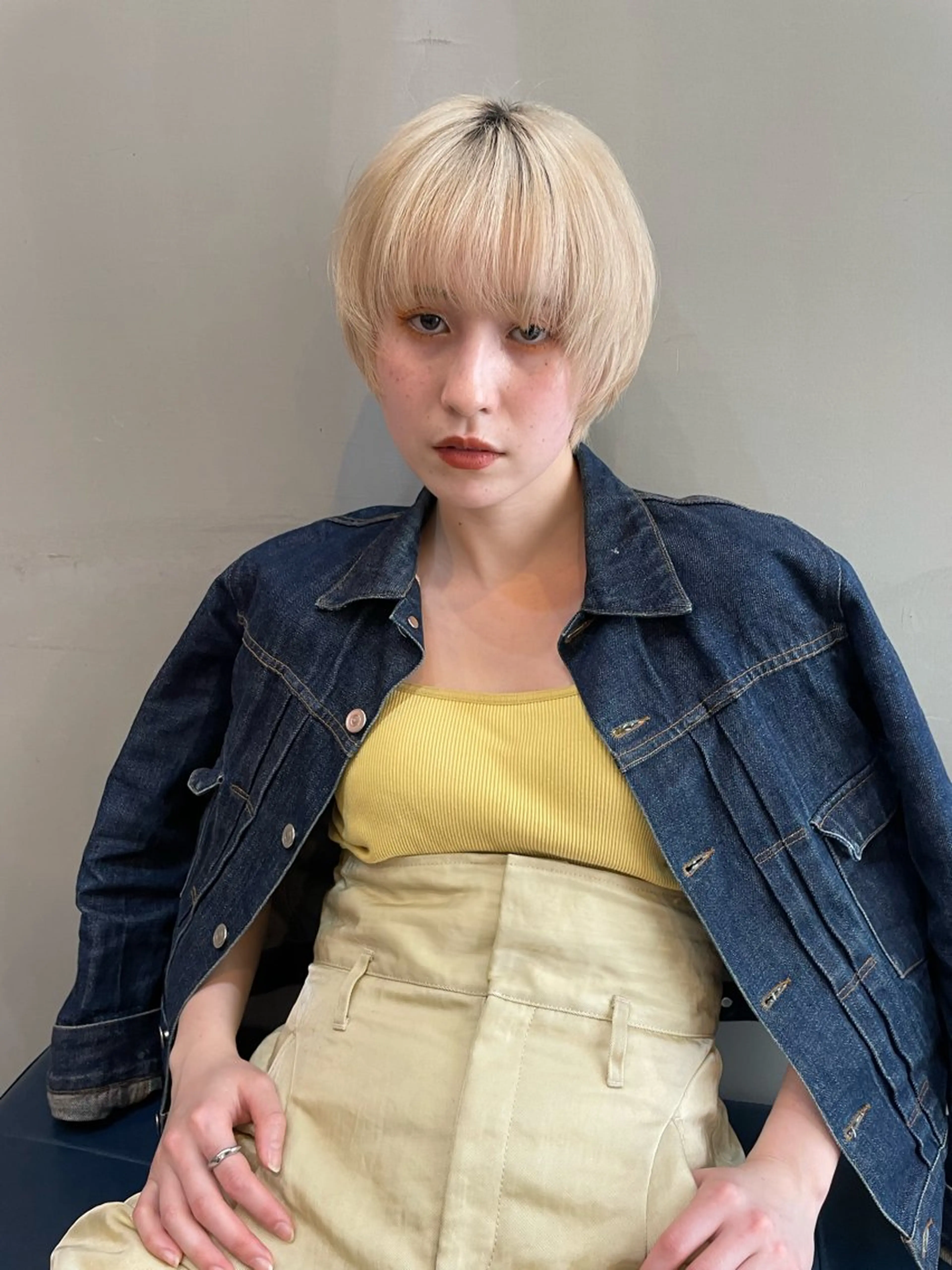 ショート ショート/ボブ/ 心斎橋/宮脇美奈のヘアスタイル