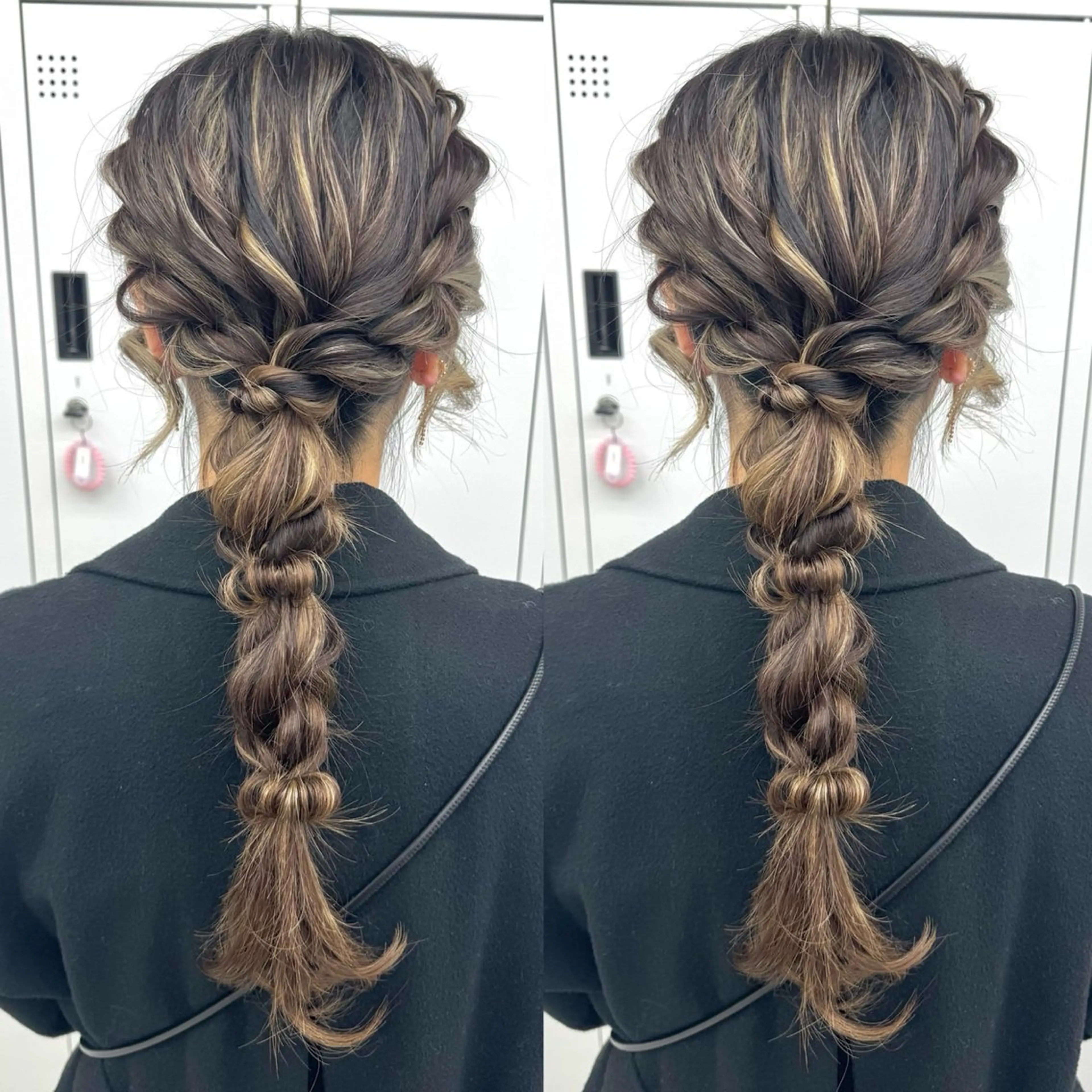 ロング ヘアアレンジ ヘアセット ヘアメ🎀推しカラー 🥣横浜/しほ🧸のヘアスタイル