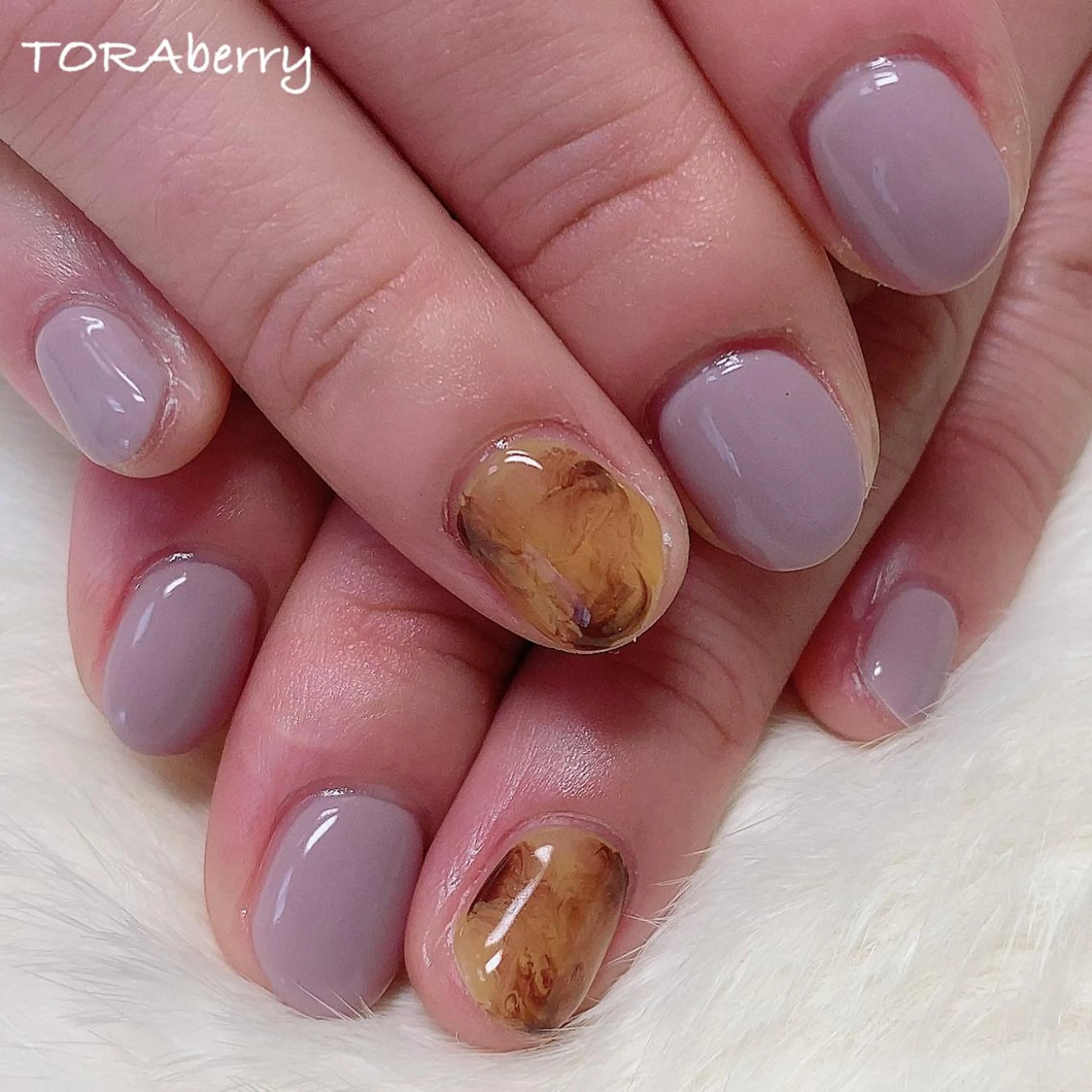 ネイル べっ甲ネイル ハンドネイル ネイリスト なつみのネイルデザイン