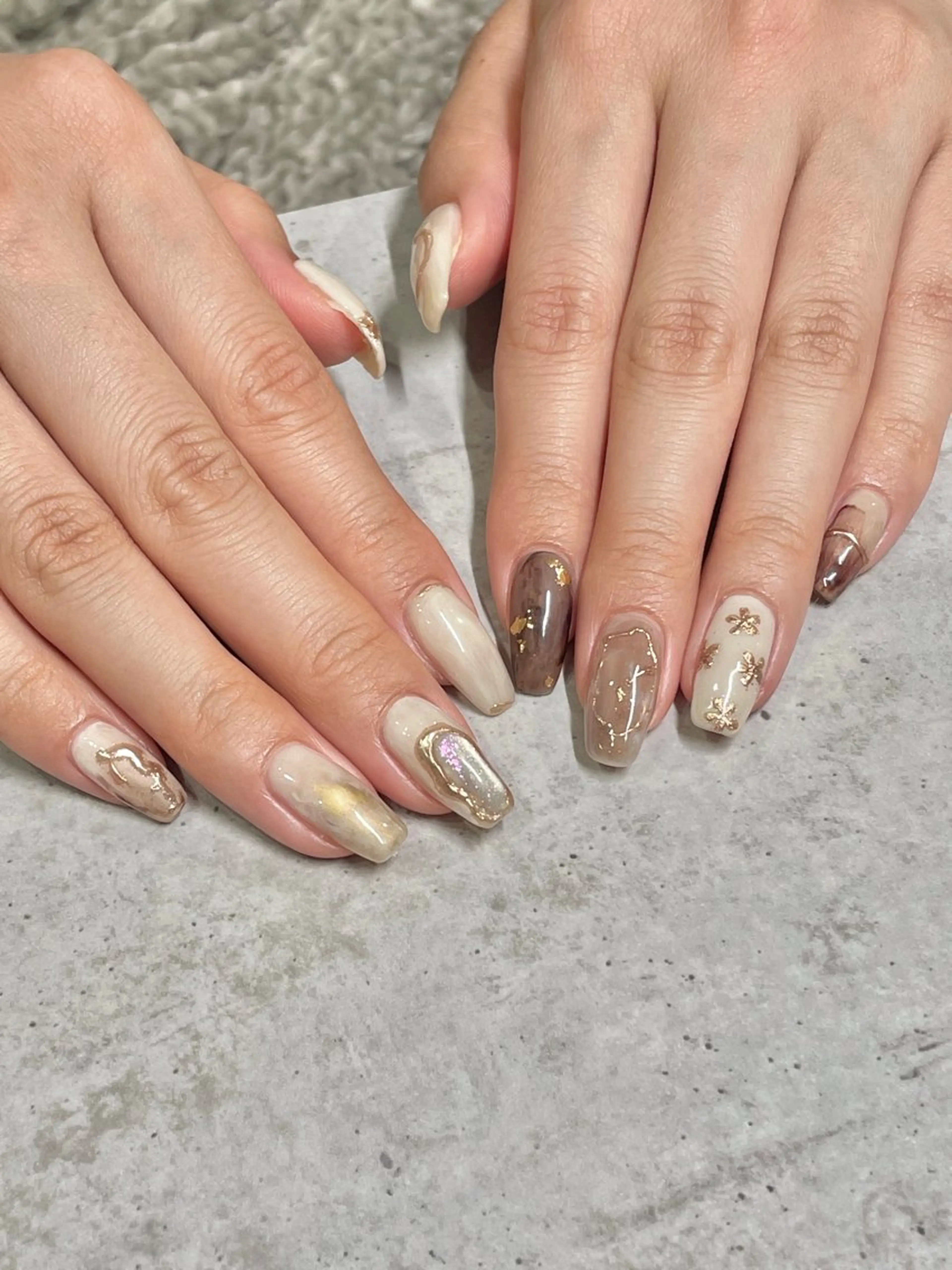 ネイル ニュアンスネイル FOLIA.U kanakoのネイルデザイン