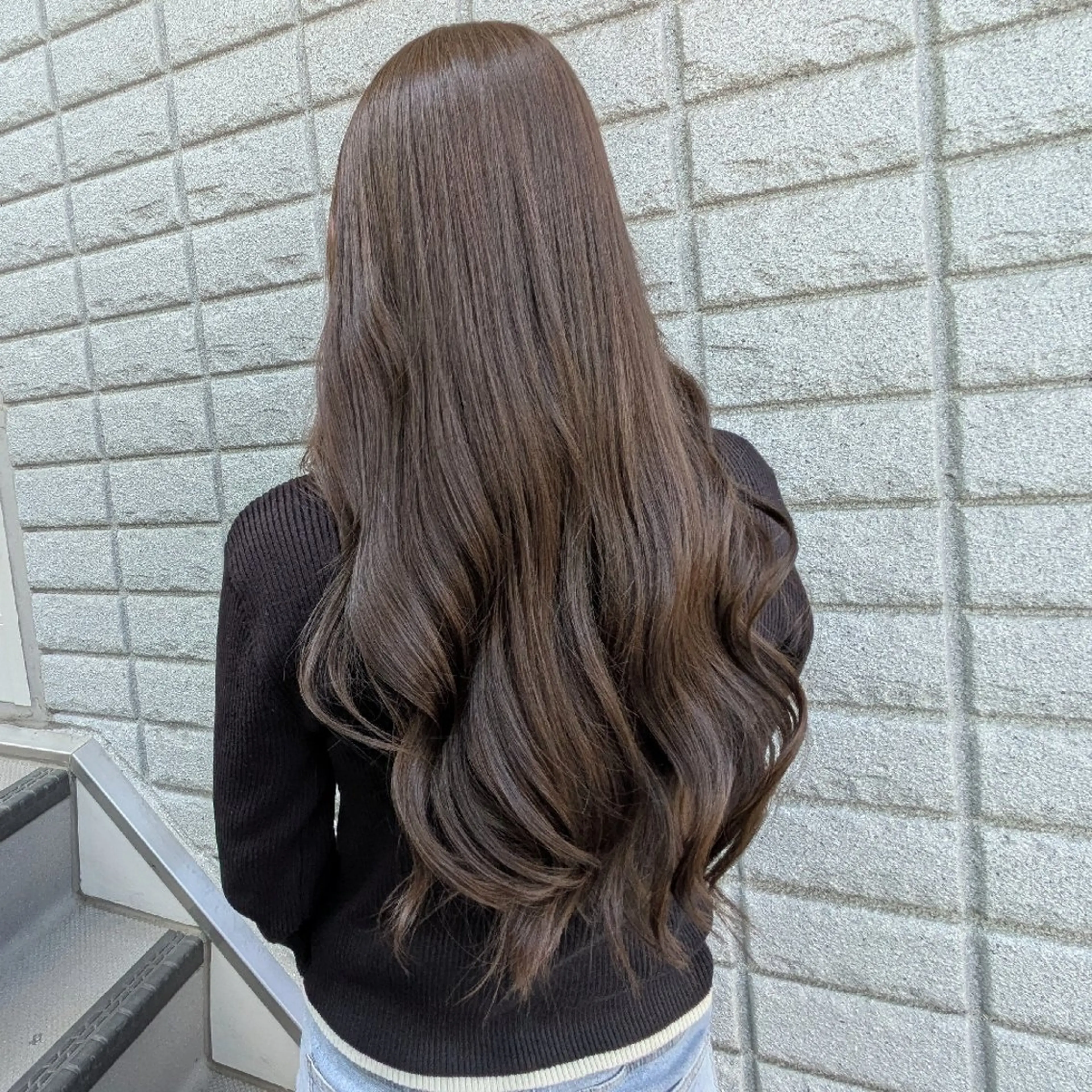 ロング ヘアカラー トリートメント ベージュ＊Spica 【ミルクティー】のヘアスタイル
