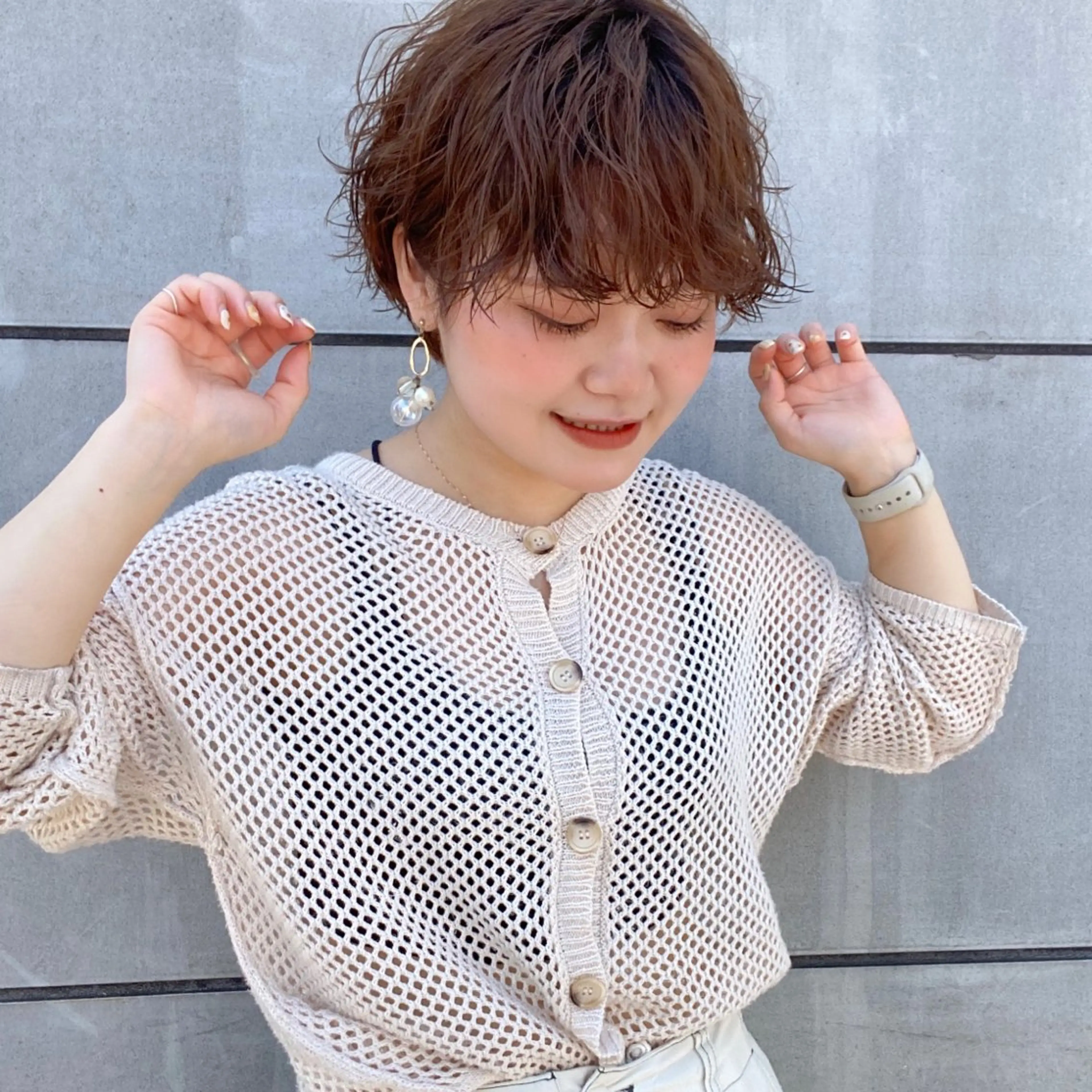 ショート カラー パーマ 🌼似合わせのプロ 心斎橋/rena🌼のマツエク・マツパデザイン