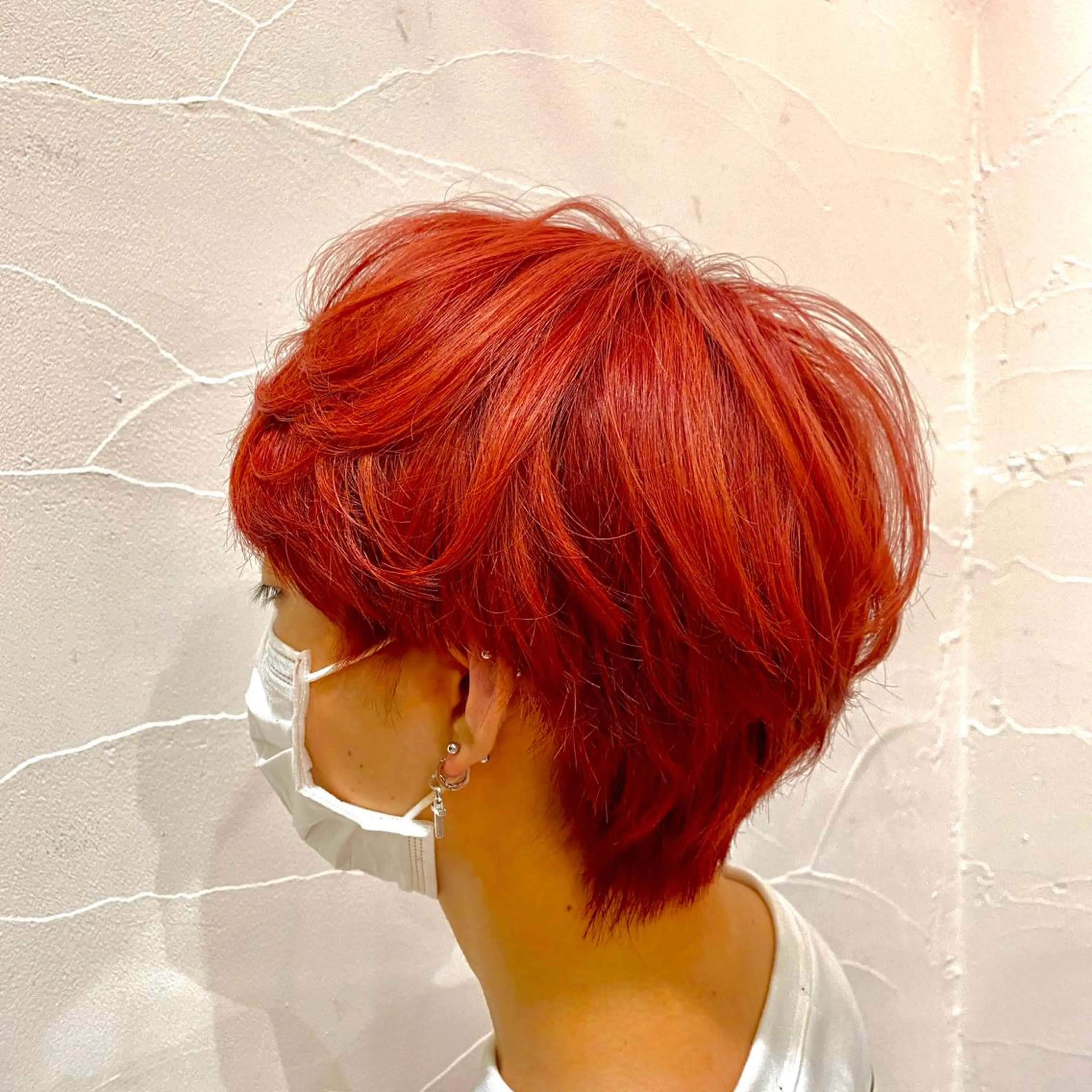 カラー メンズ 水原 恵莉香のヘアスタイル