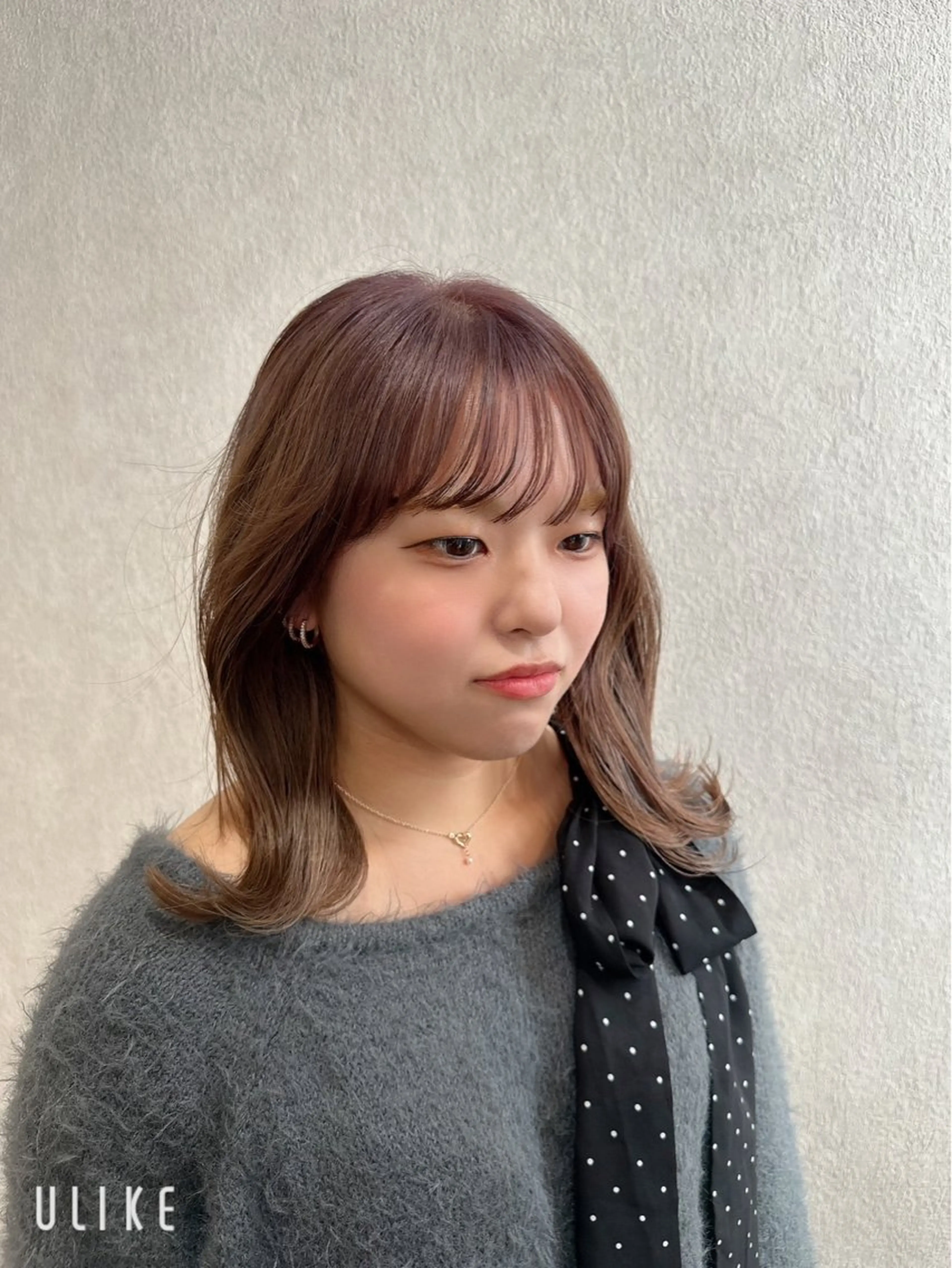 カラー ベージュカラー ピンクカラー ピンクベージュ ヘアカラー いまい ちひろのヘアスタイル