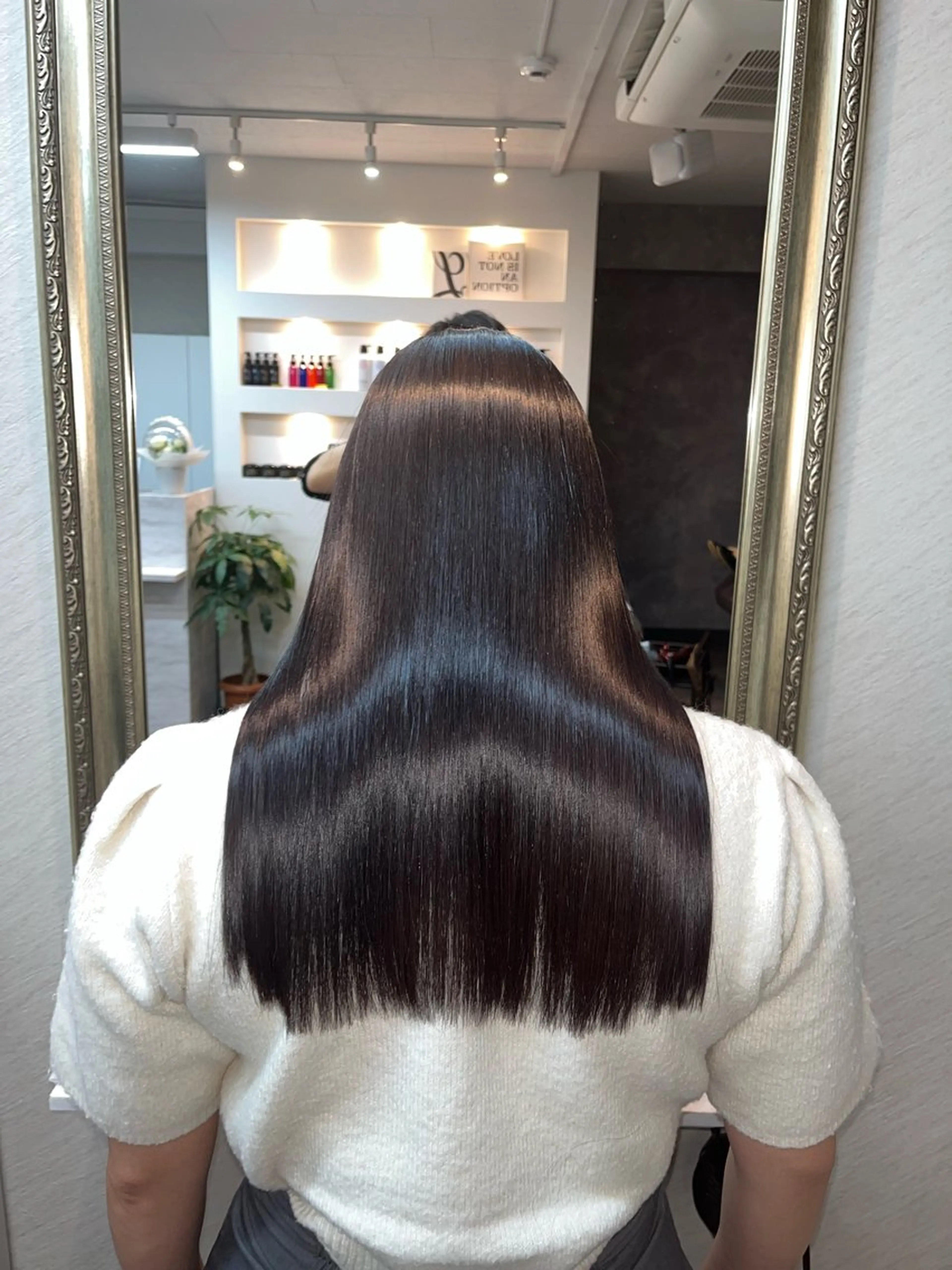 ロング カラー アクアカラー 髪質改善 ロング 縮毛矯正 トリートメント カット ヘアカラー 縮毛矯正 トリートメント ヘッドスパ ヘアセット seta新宿所属・髪質改善/縮毛矯正 芹沢のヘアスタイル