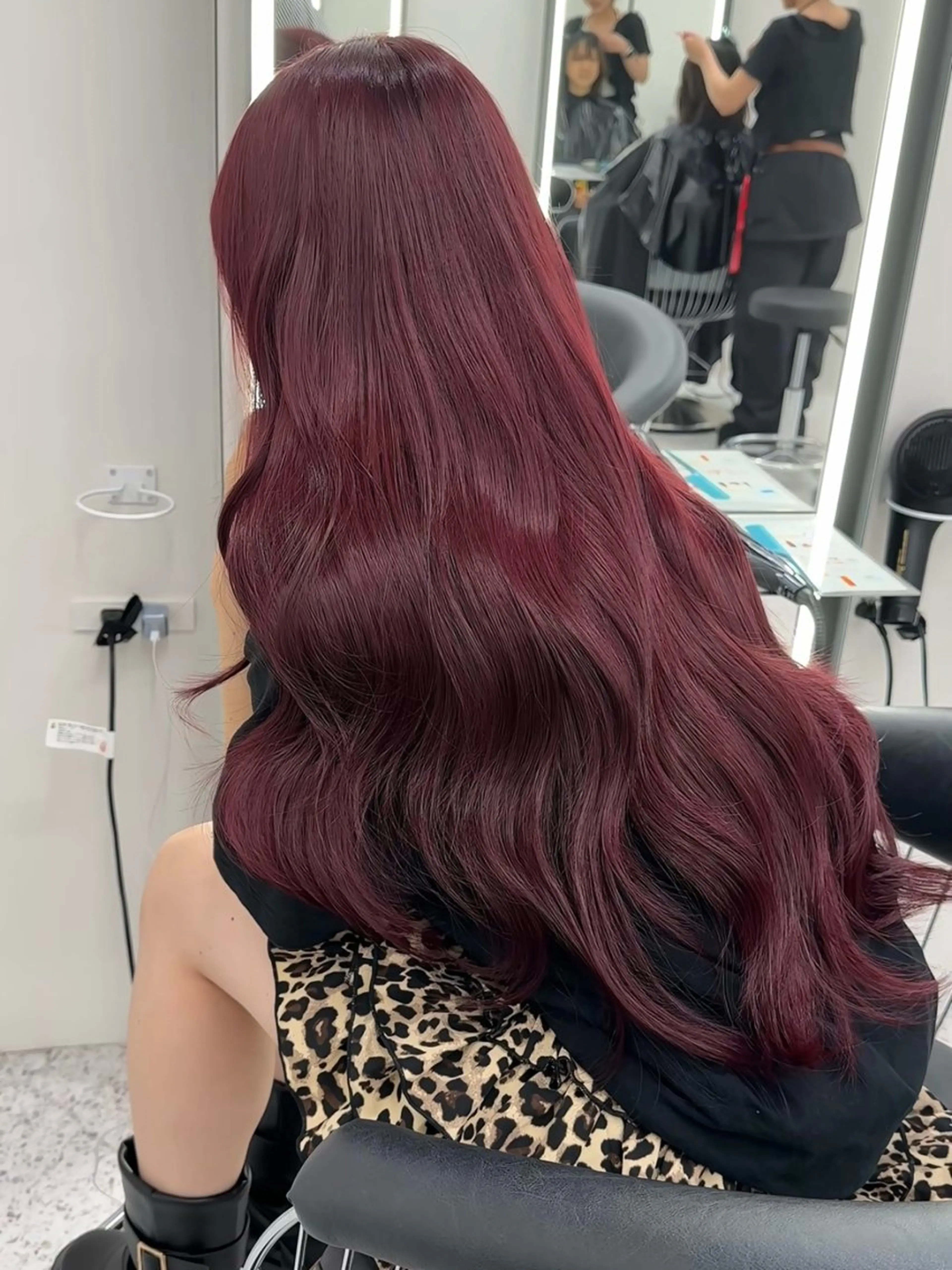 ロング ボブ 縮毛矯正 JEWIL原宿所属・渡辺 杏斗龍のヘアスタイル