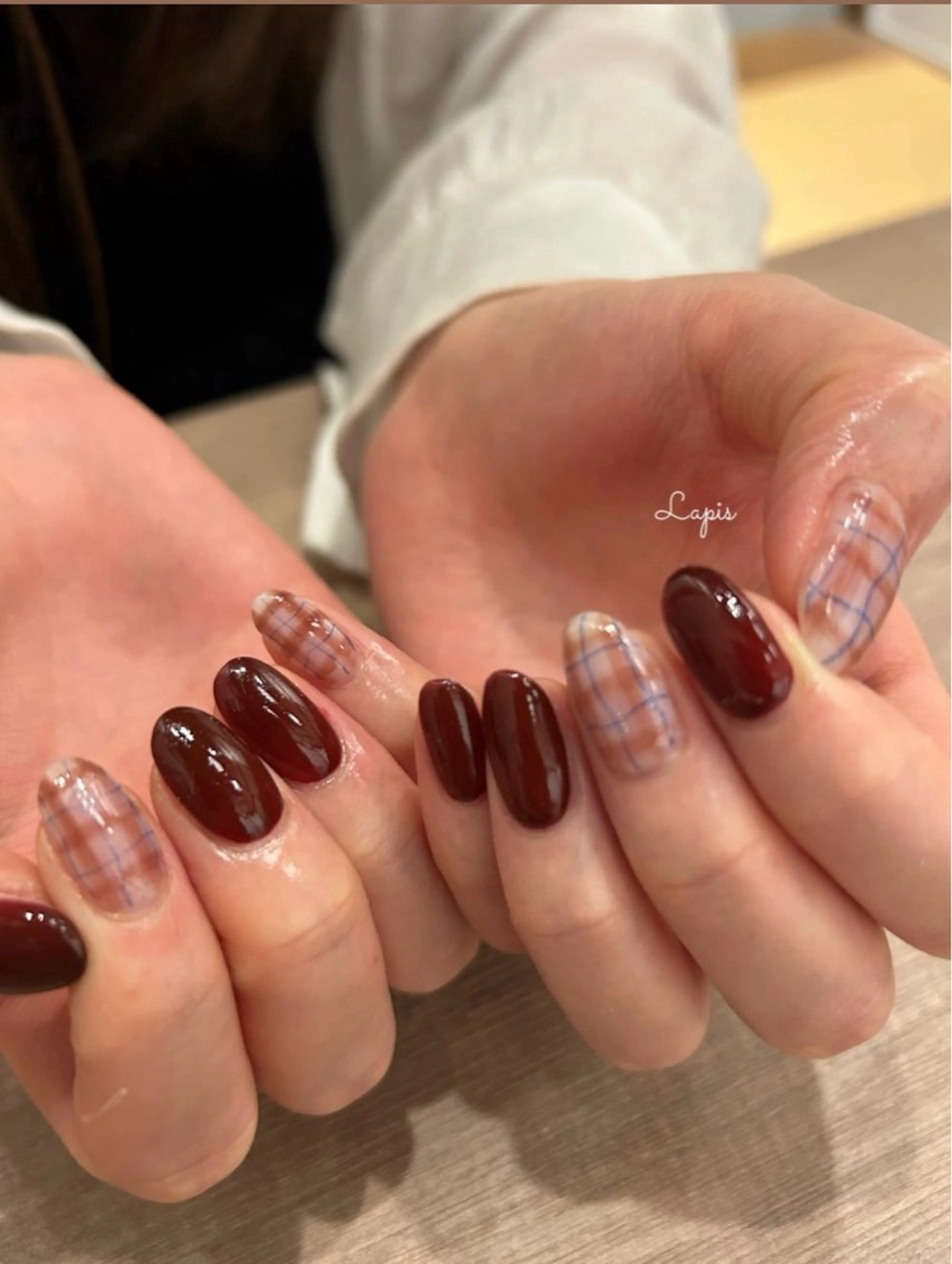 ネイル ハンドネイル Lapis *のネイルデザイン