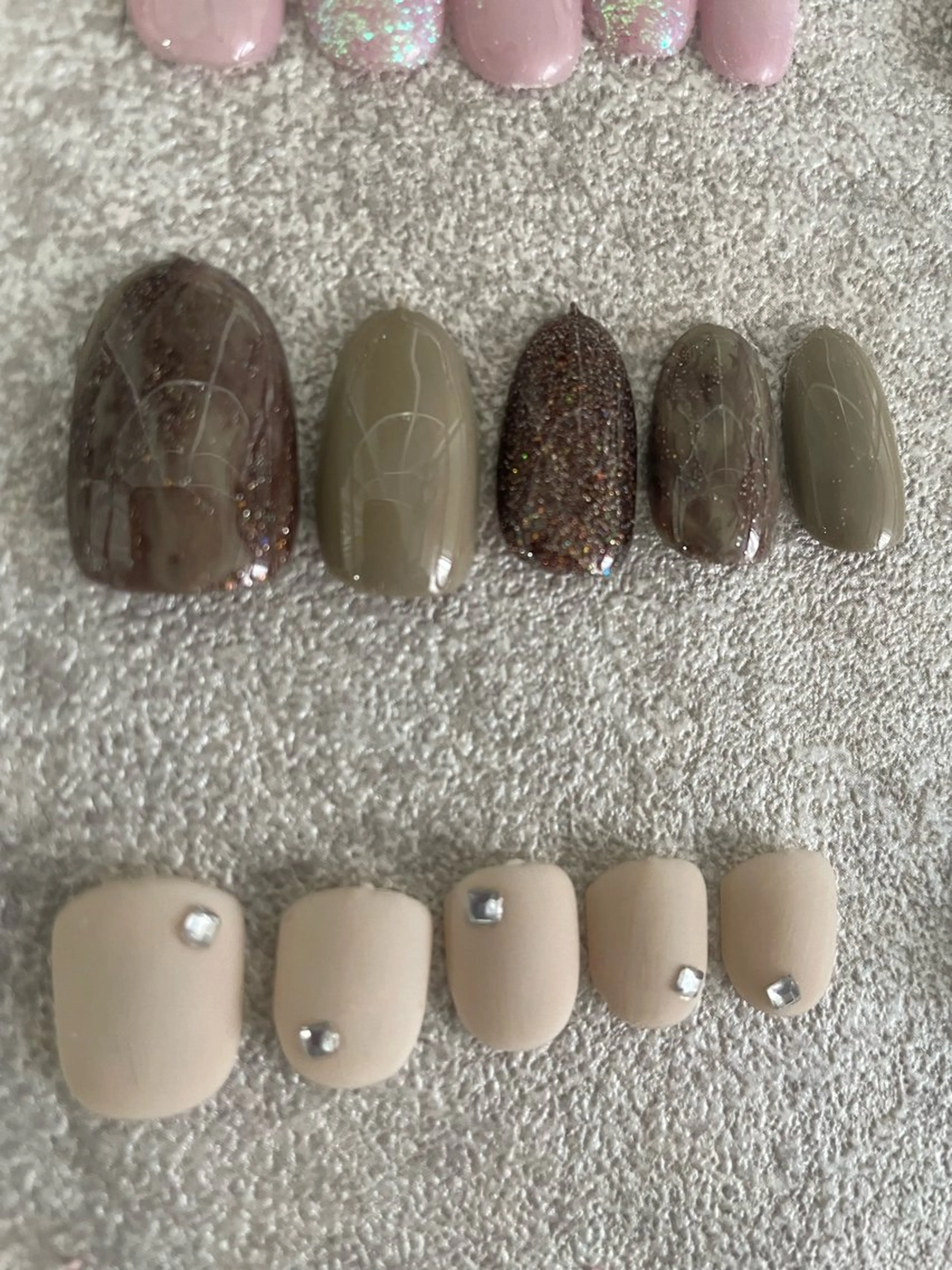 ネイル ニュアンスネイル ワンホンネイル ハンドネイル SSF_ SONOのネイルデザイン