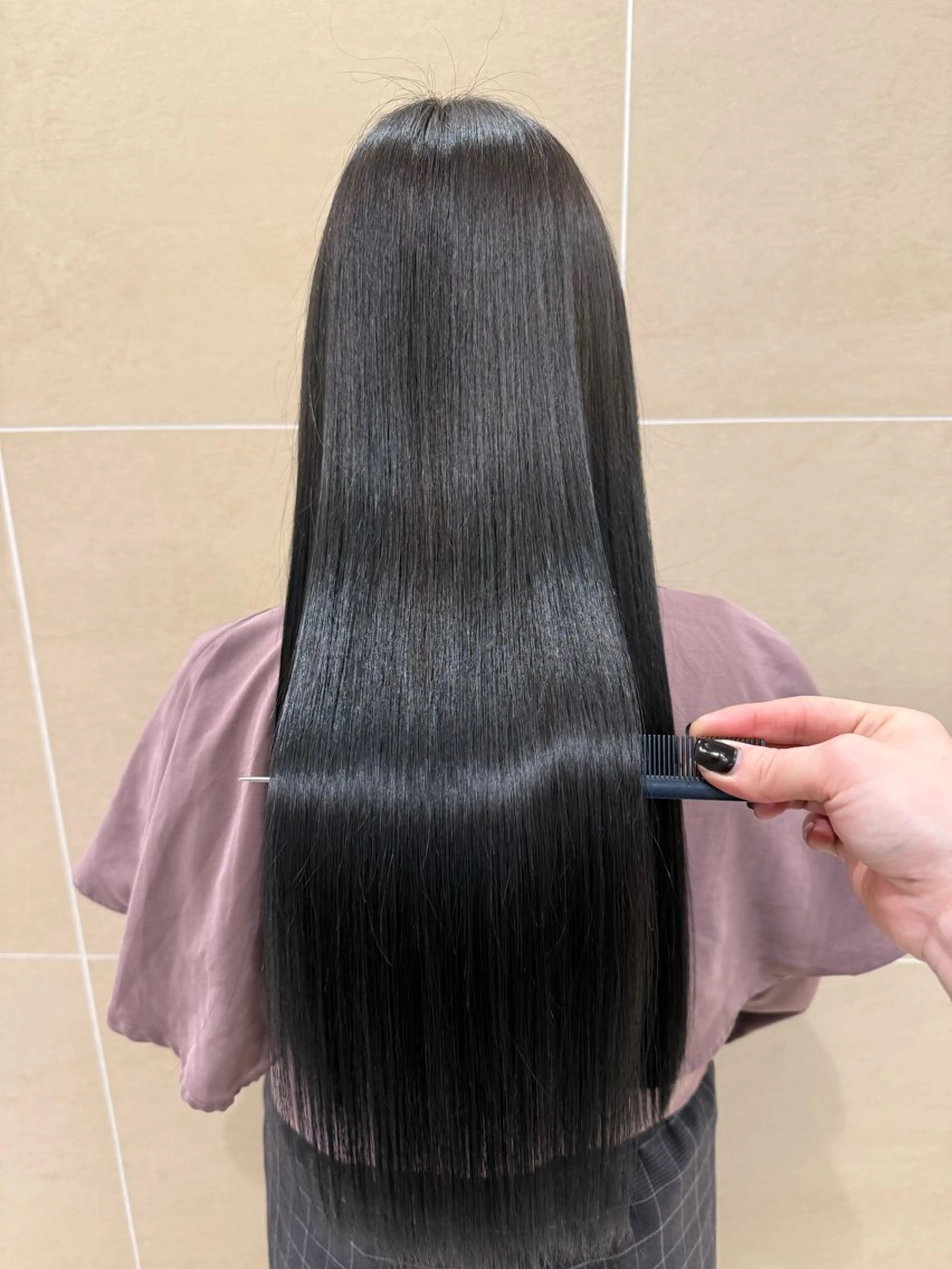 ロング カラー 三橋 由佳のヘアスタイル