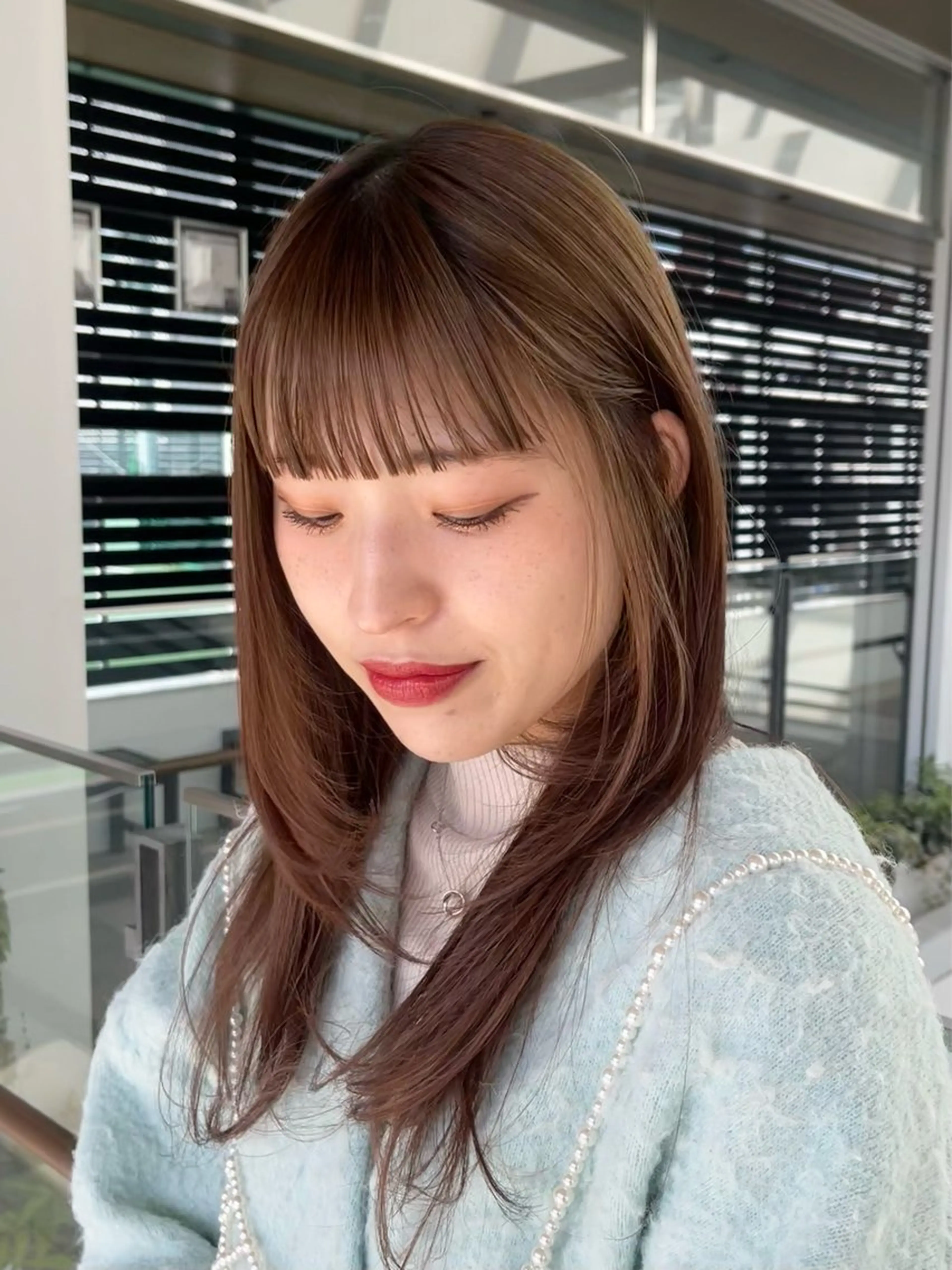 セミロング カット 園田 渉 ◤SHIKIO◢のヘアスタイル