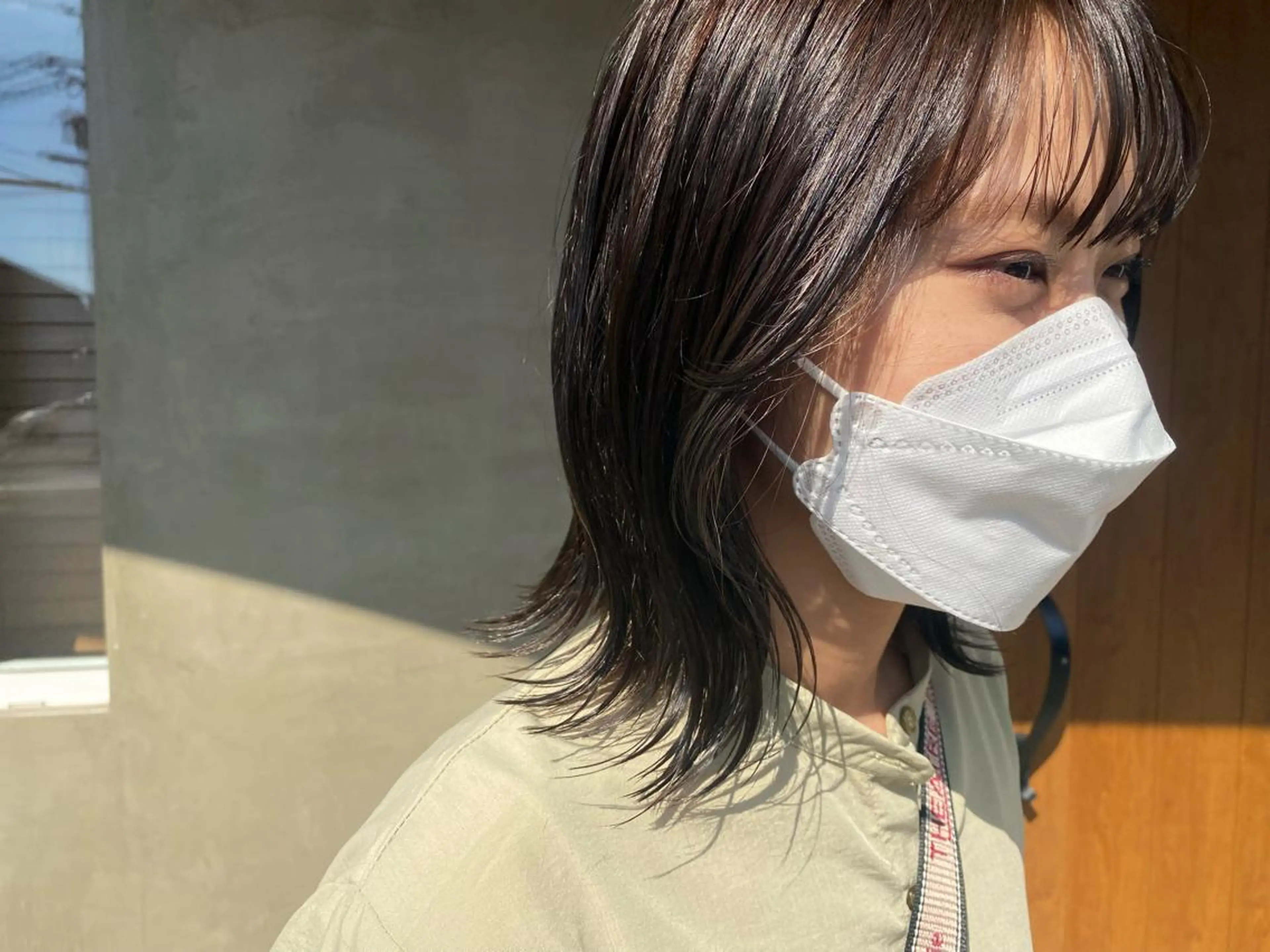 ミディアム カラー オリーブカラー レイヤーカット 柔らかカラー🥛 mayucoのヘアスタイル